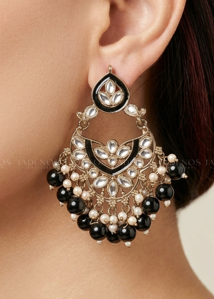 Jewelry Set in Black Color by - Trendy Women Jewelry Set ZDO2632