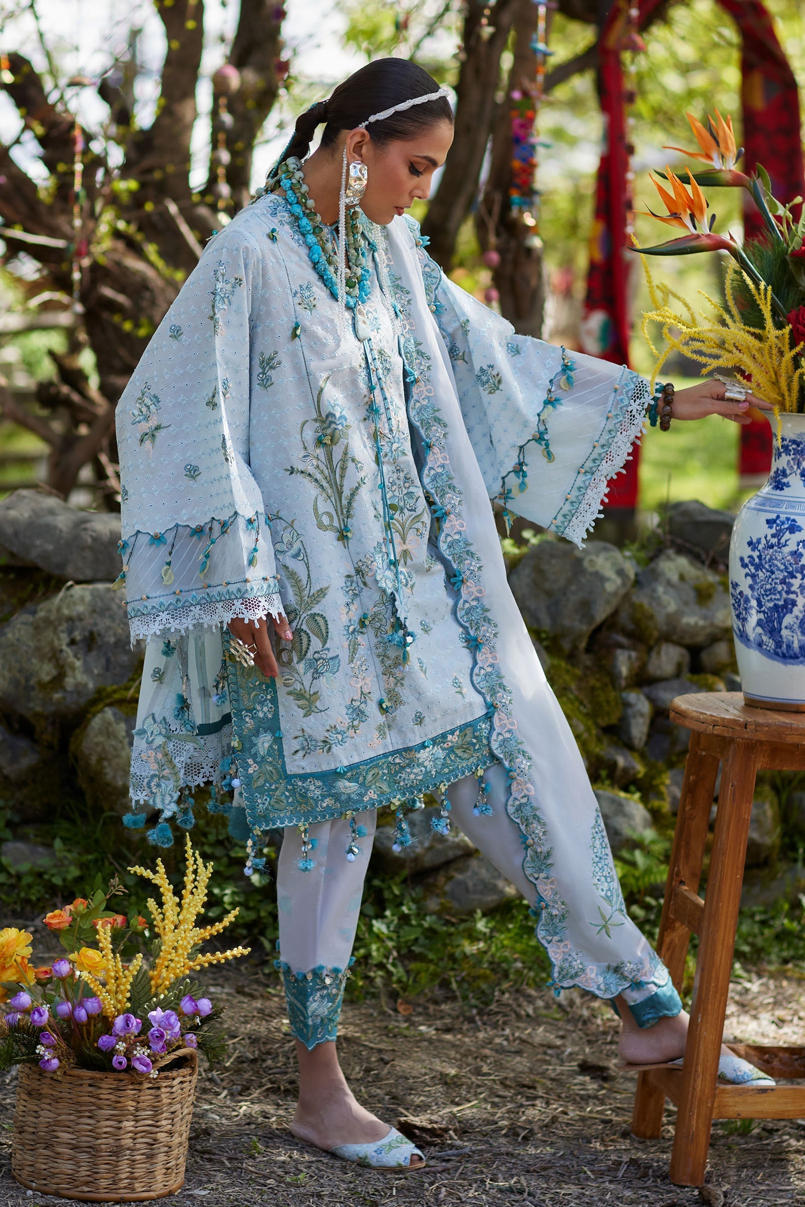 Kashmee Luxury Eid Lawn – MEHRVAAN (EL26-10 B)