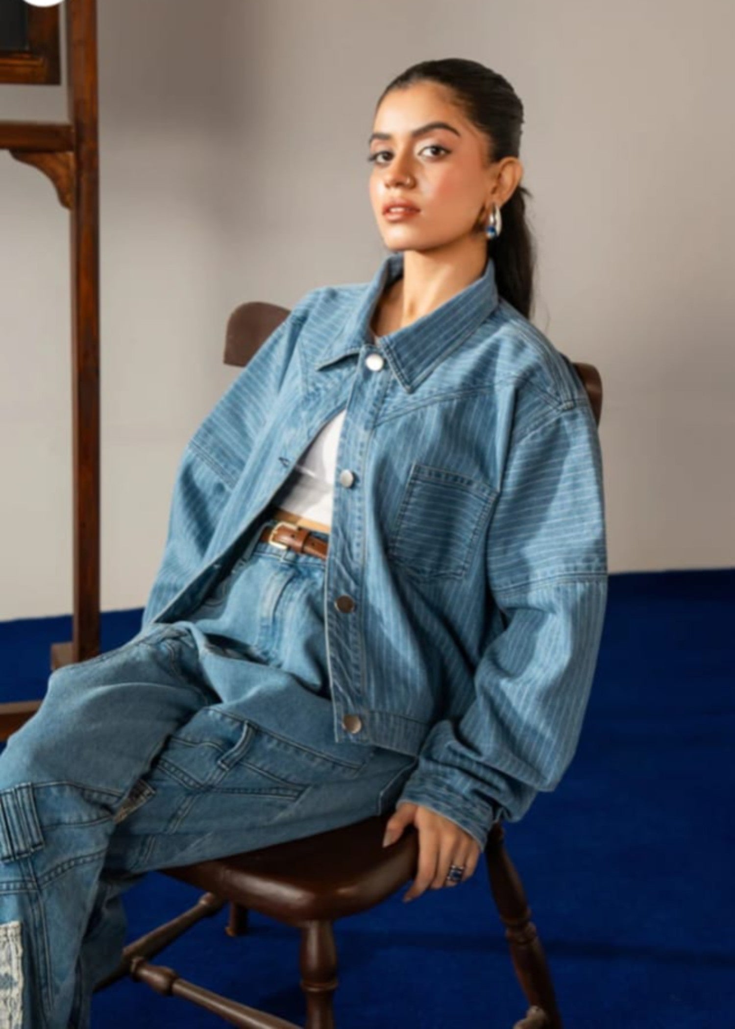 denim Jacket in Sky