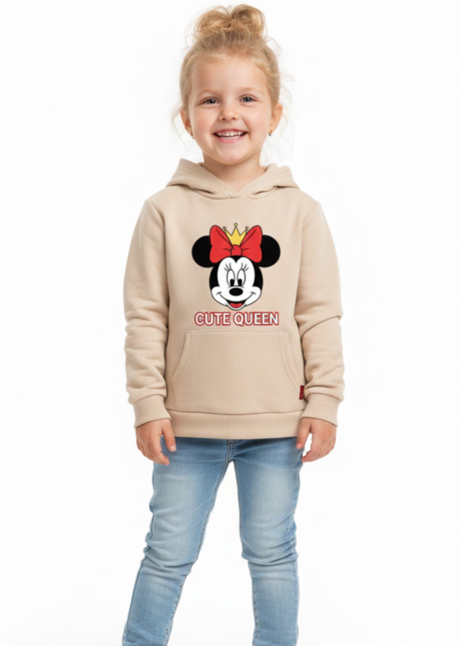fleece Hoodie in Vanilla