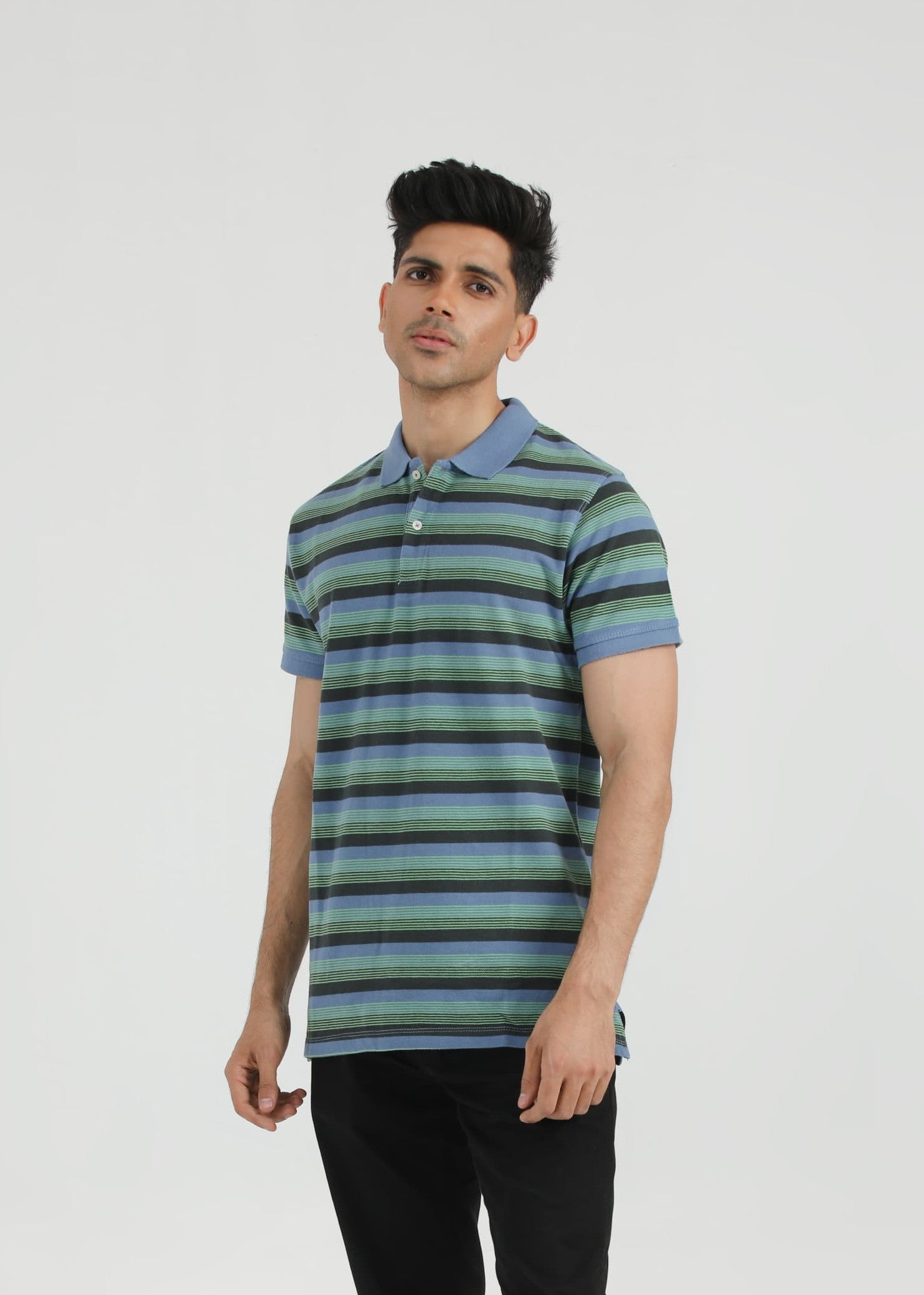 porque/pique Polo Shirt in Multi