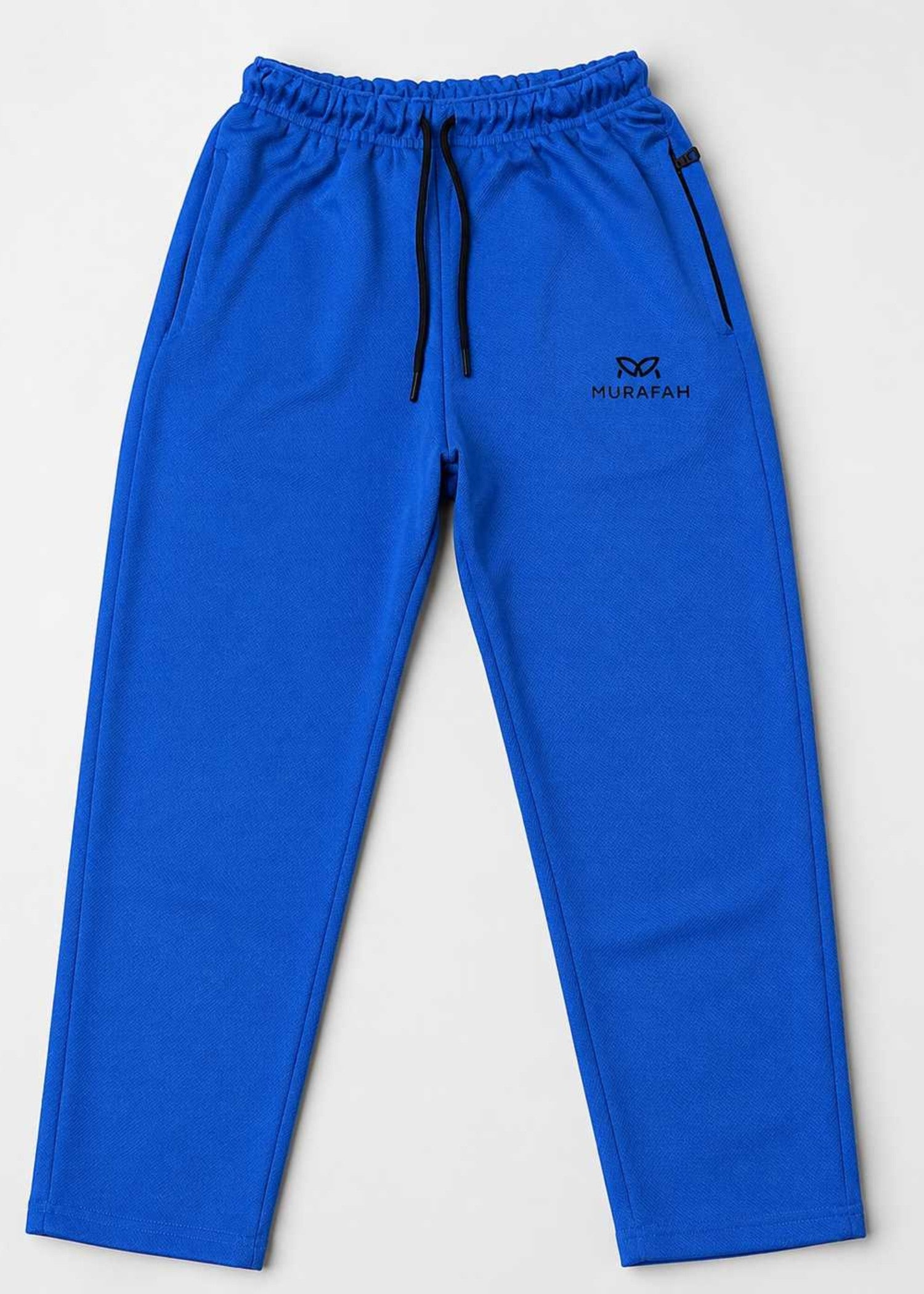 polyester Trousers in Royal blue