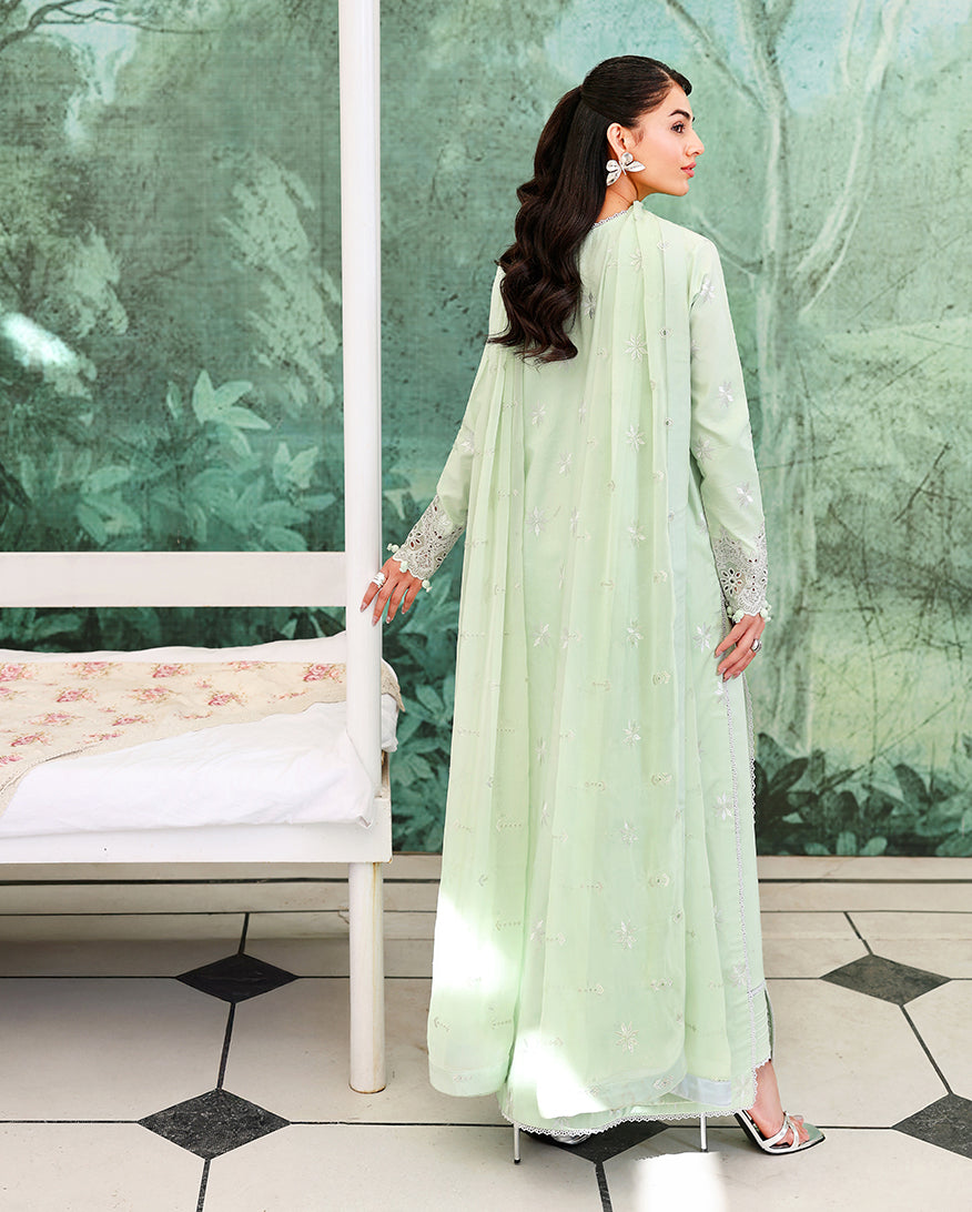 Veil of Summer Chikankari Lawn Edit – Serene Dusk