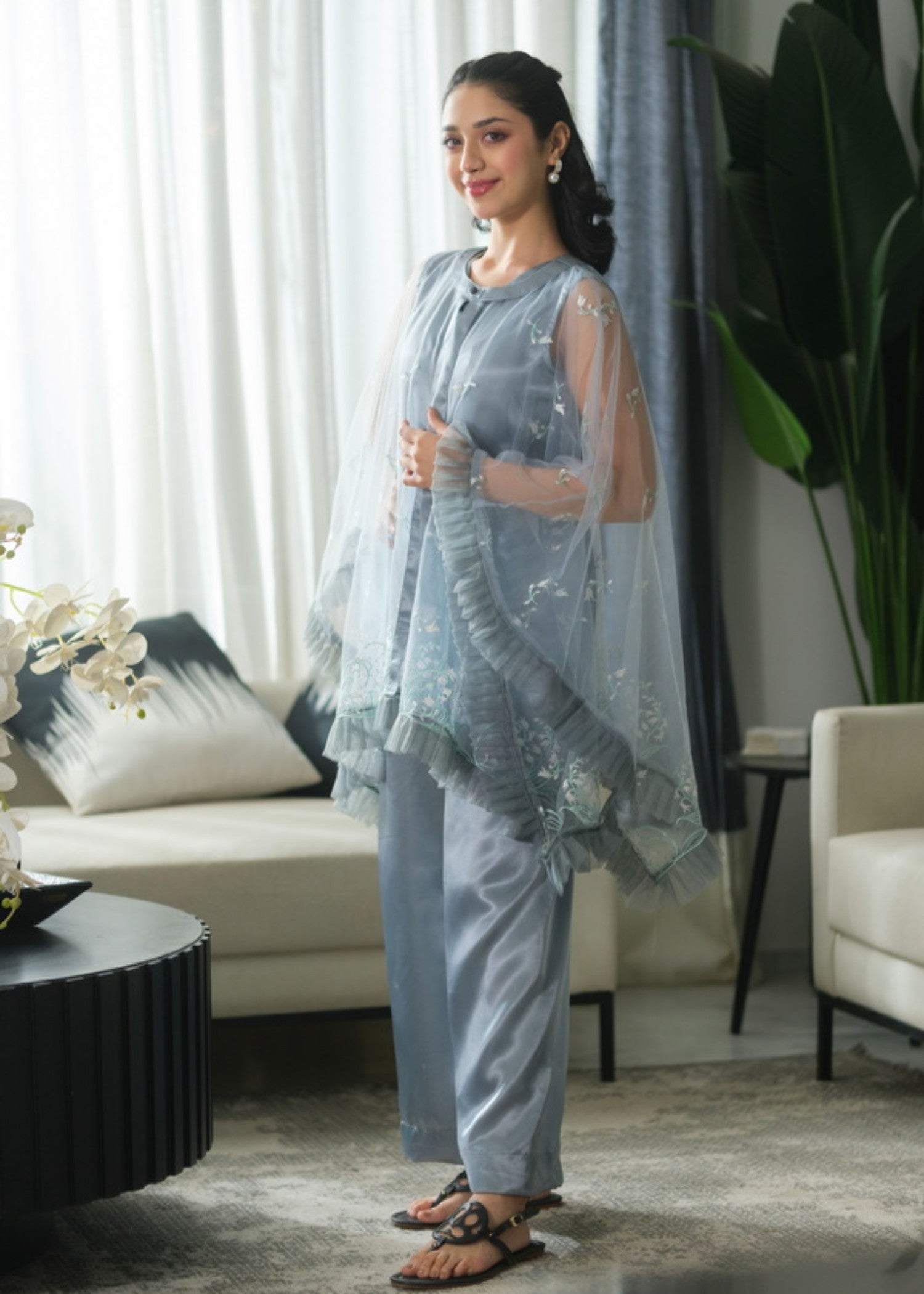 Jumpsuit in Ice blue