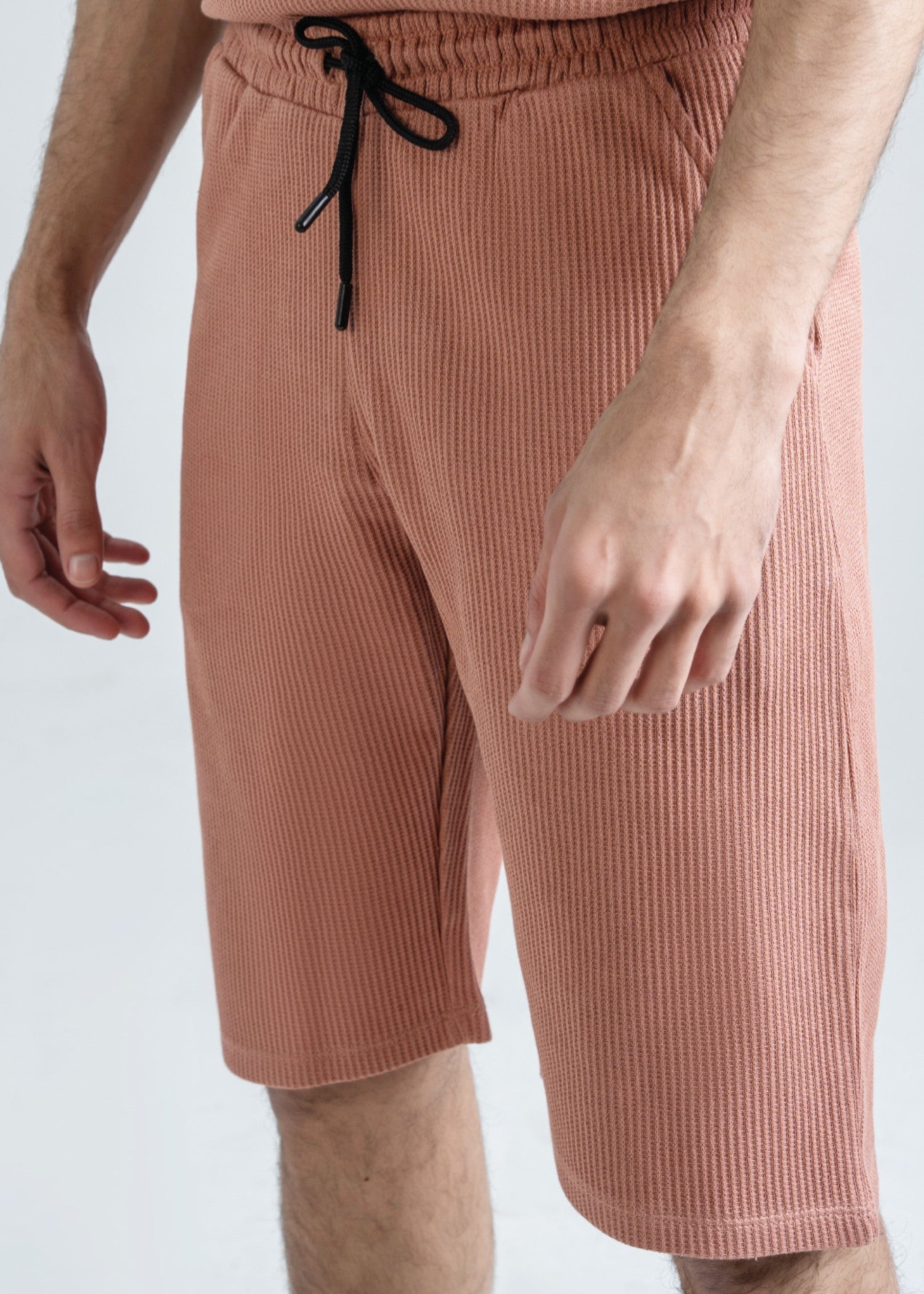 cotton Shorts in Peach pink