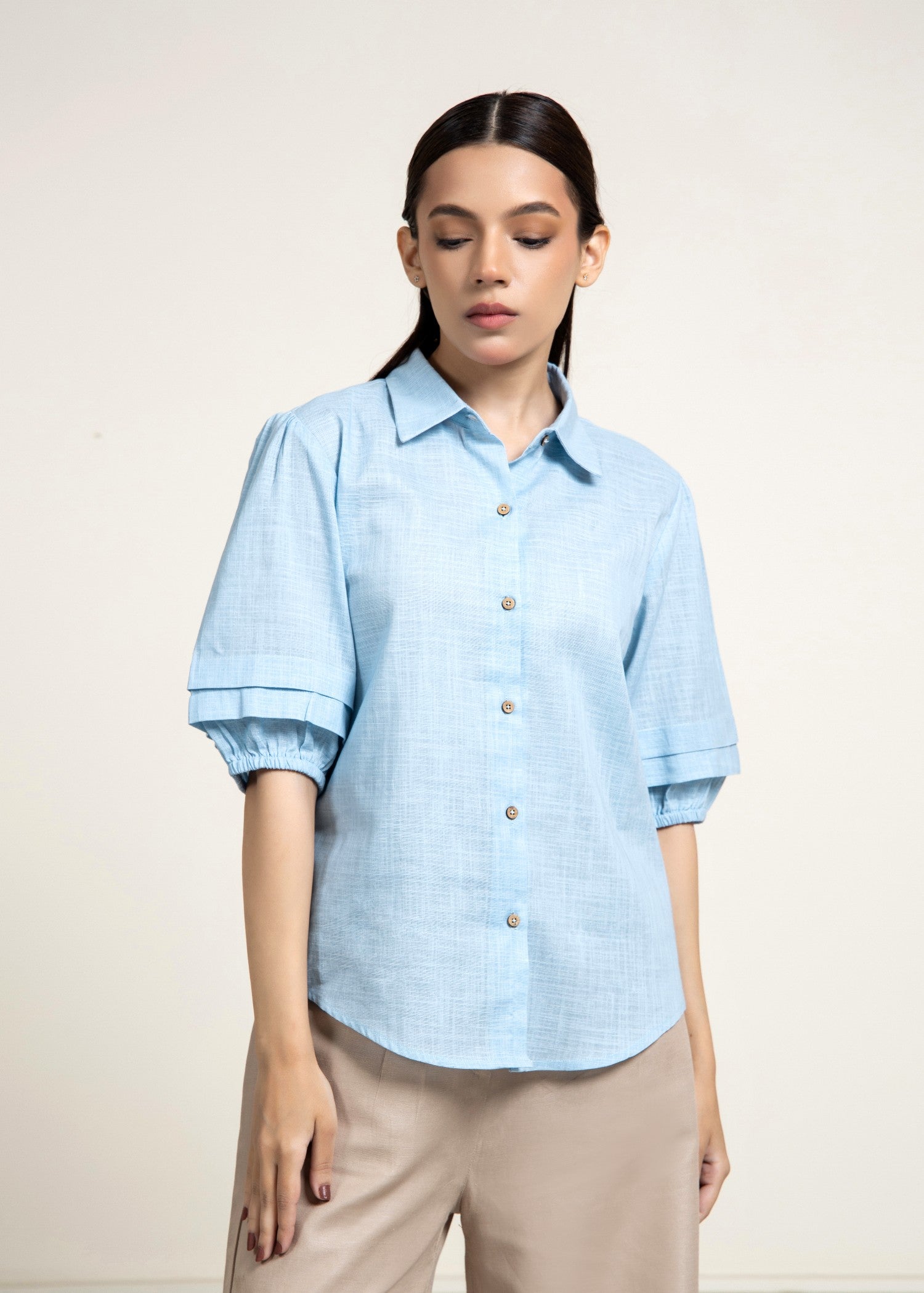 cotton Top in Sky blue