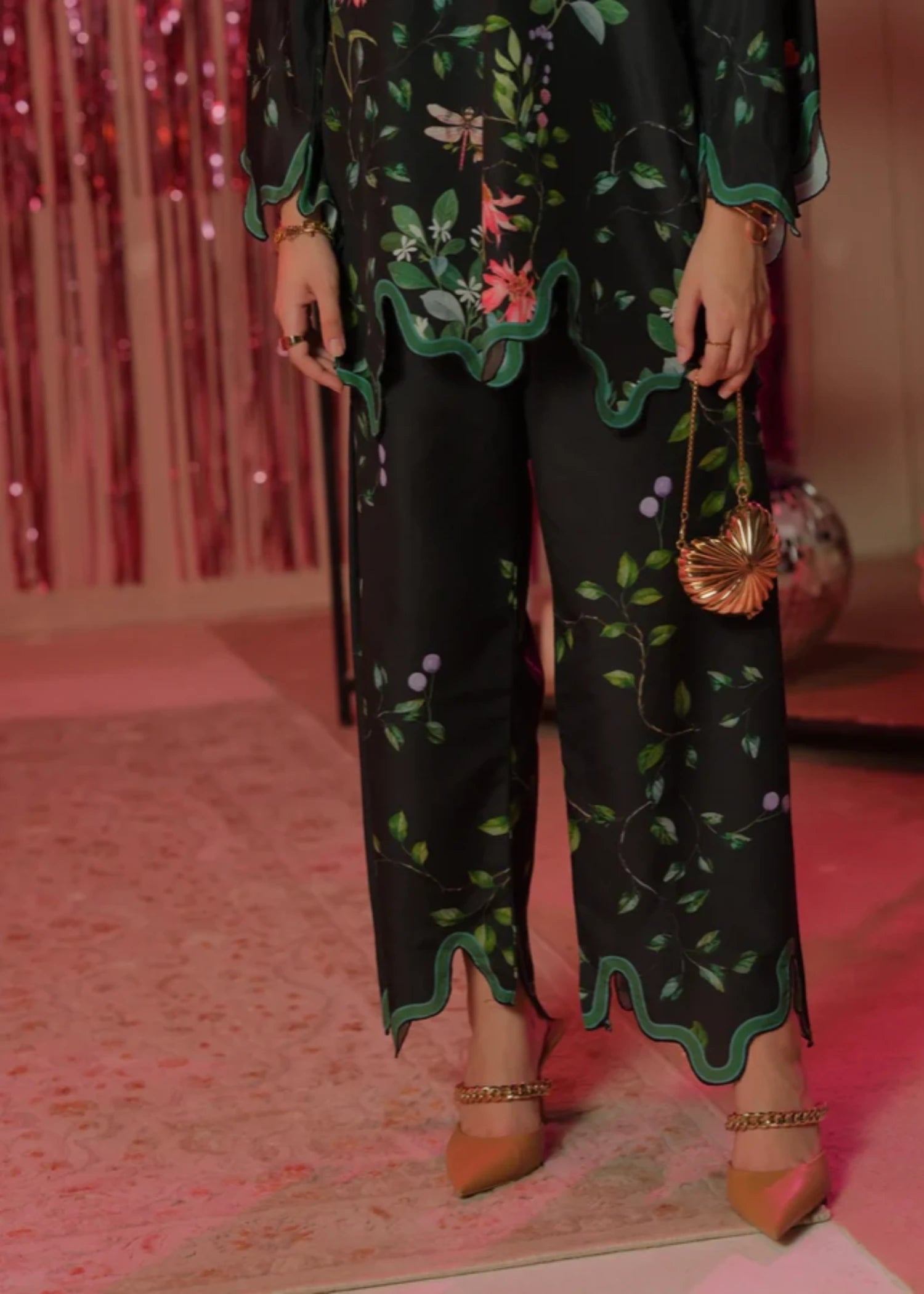 crepe Co Ord Sets in Black