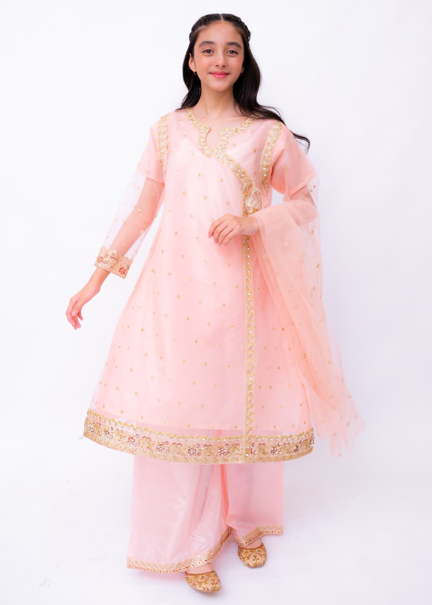 net Angrakha in Pink