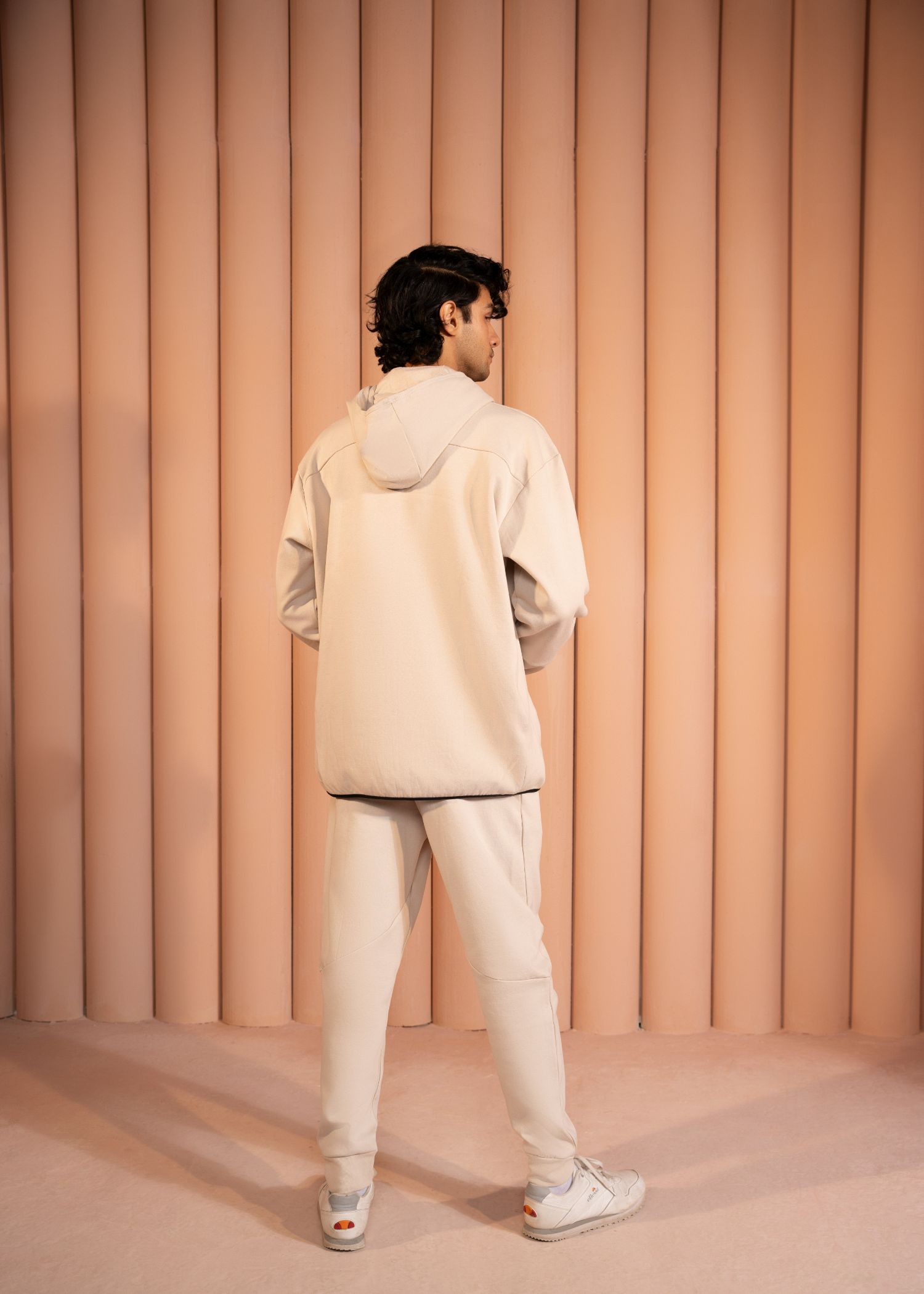 fleece Trousers in Cream