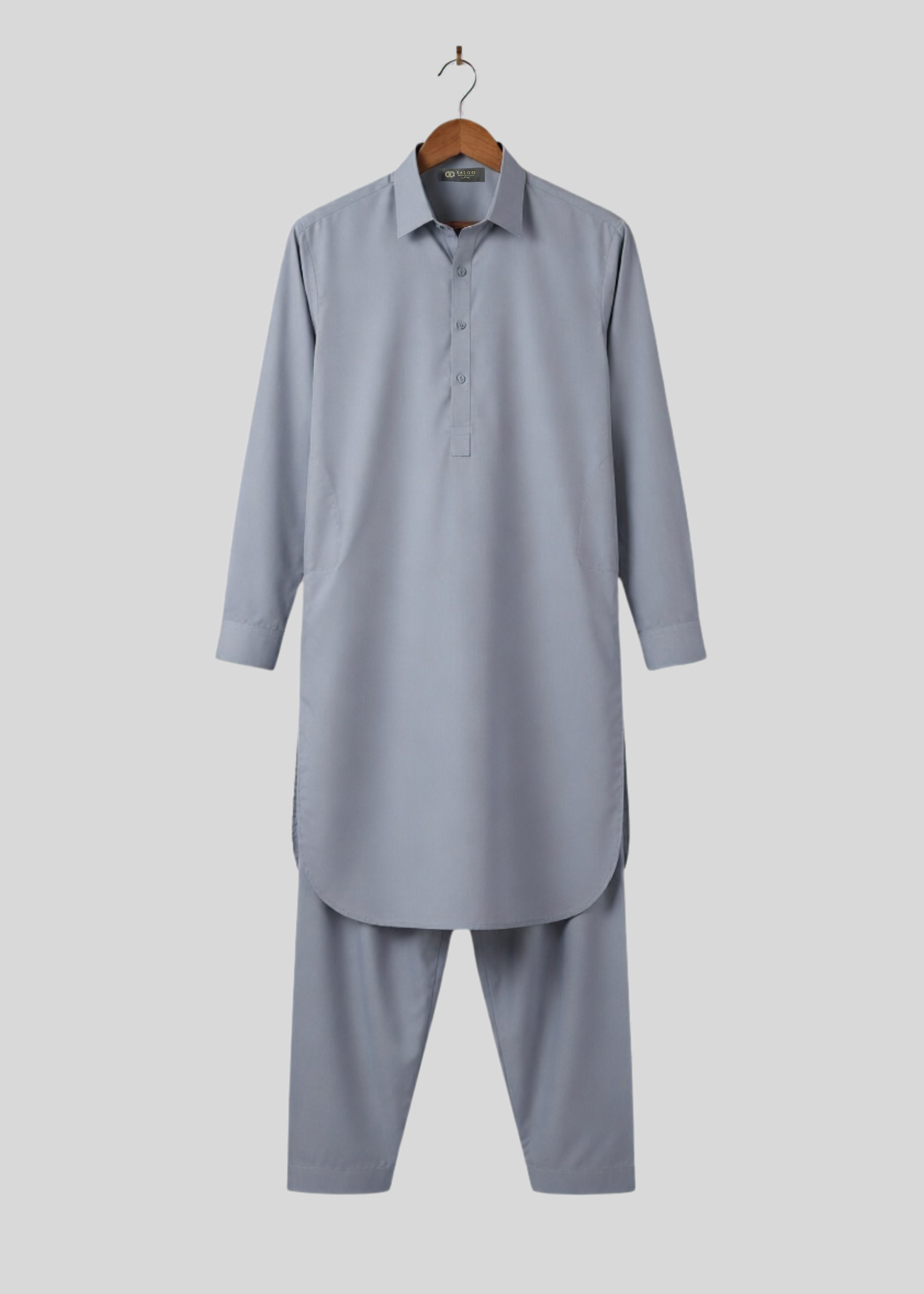 wash & wear Shalwar Kameez in Silver