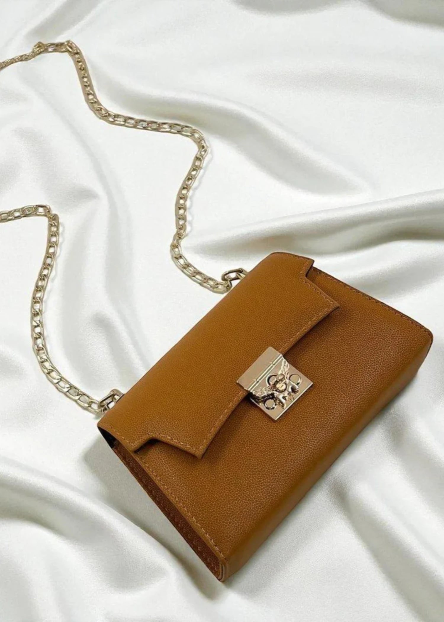 Crossbody in Sand brown Color by - Trendy Women Crossbody LFN2549
