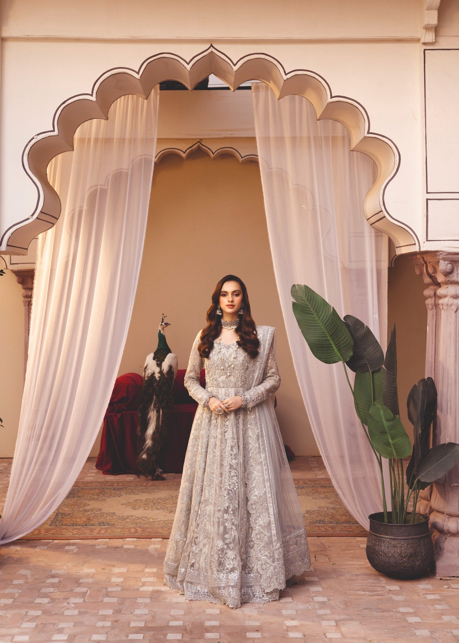 net Maxi in Pastel grey