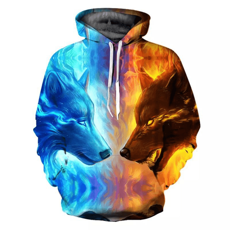 3D Digital Print Brown Lion King Sweatshirt