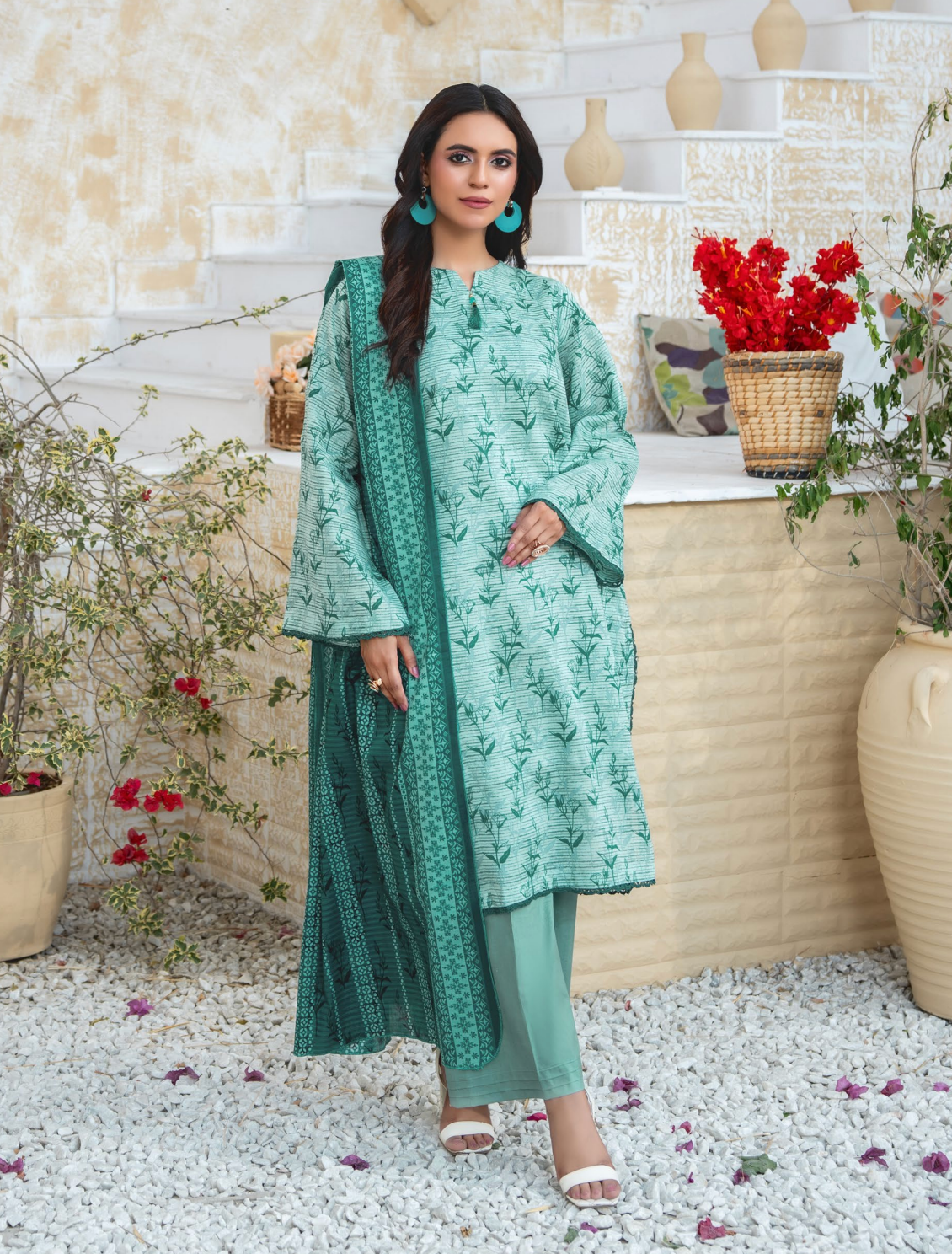 Dabiha Printed Lawn D - 12