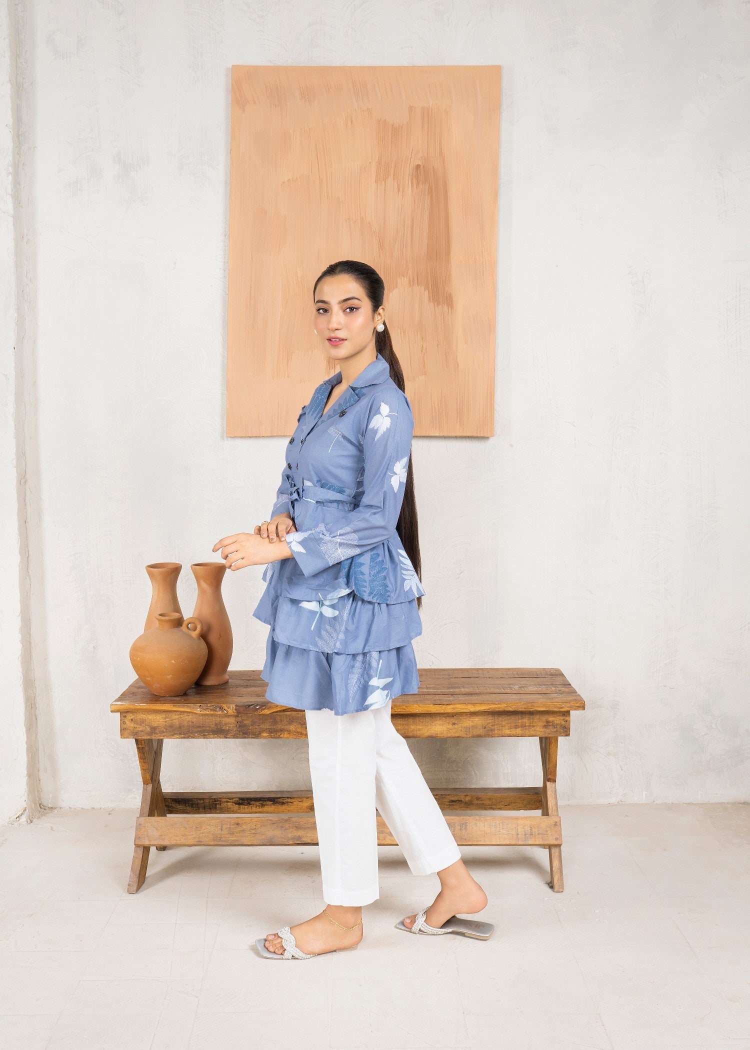 cotton Tunic in Blue
