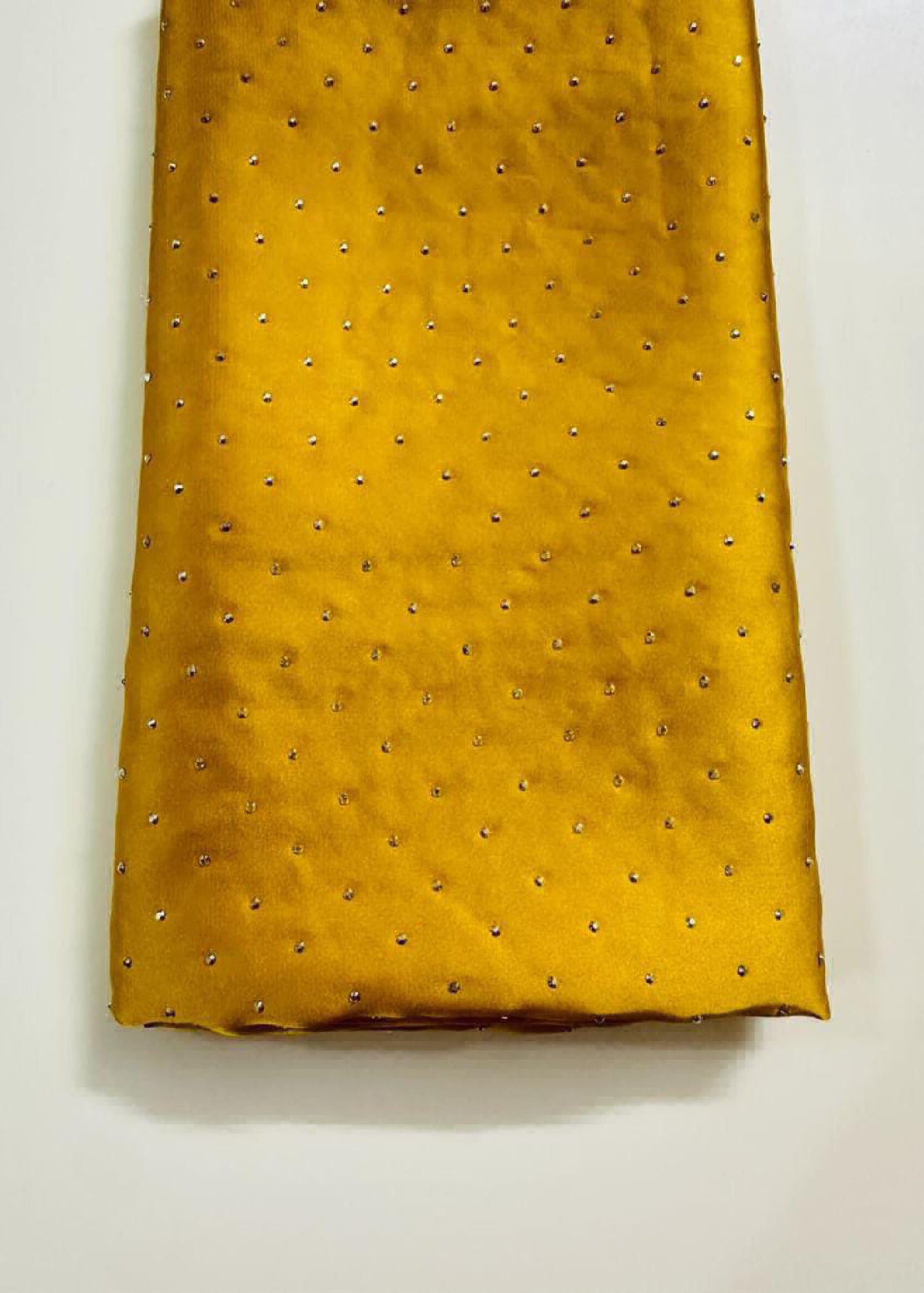 blended grip silk Hijab in Mustard
