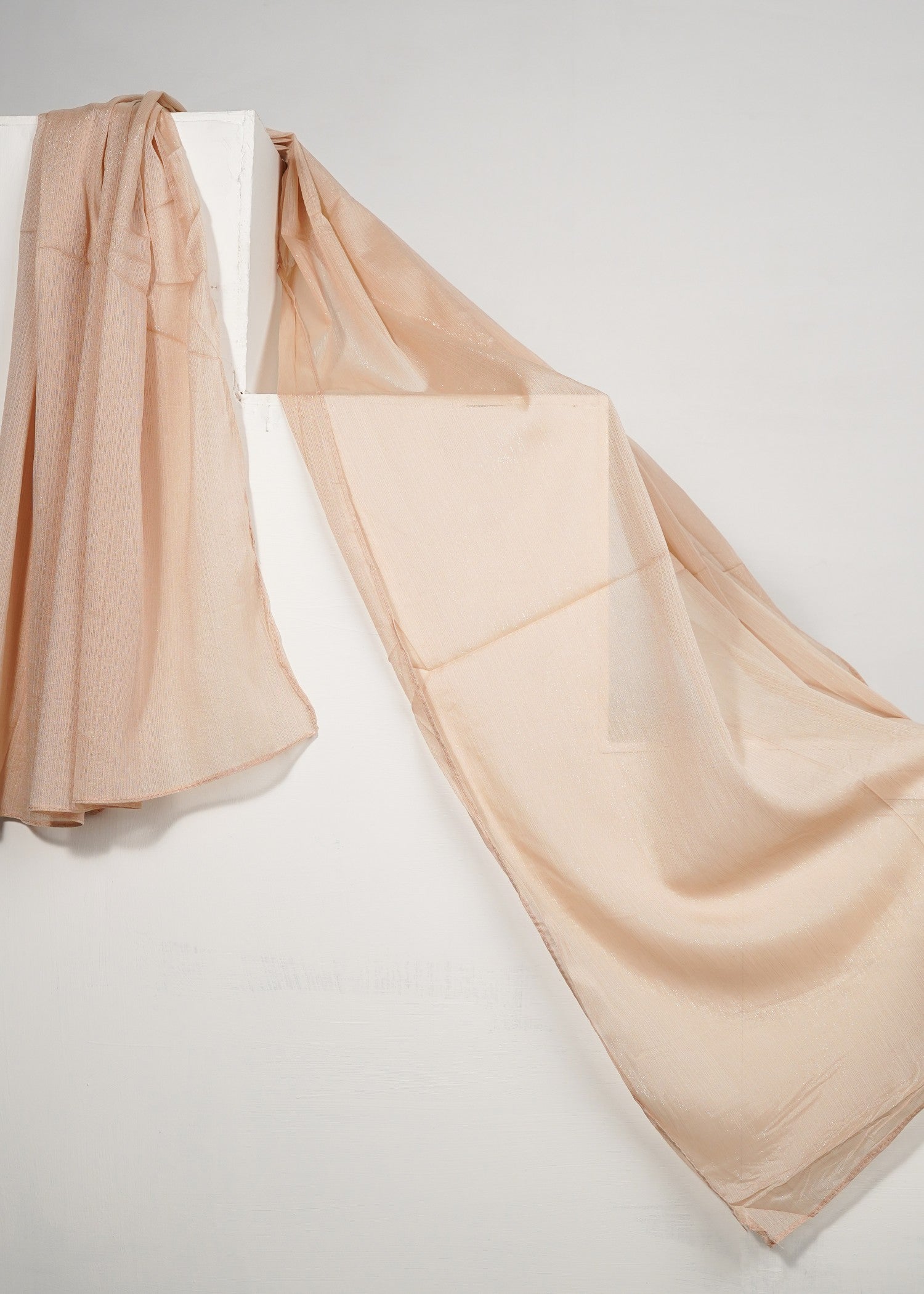 chiffon Hijab in Peach orange