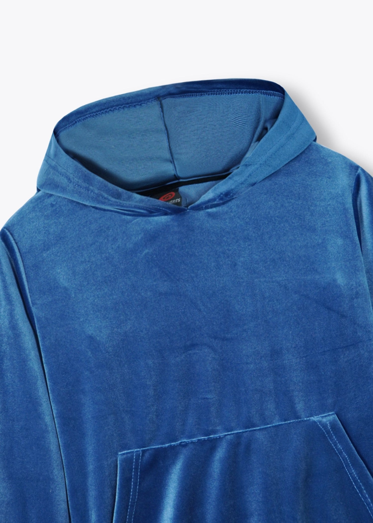 velvet Hoodie in Royal blue