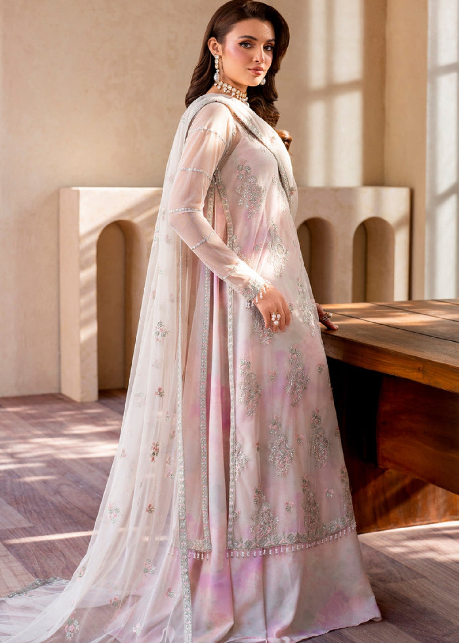 net Sharara in Lilac