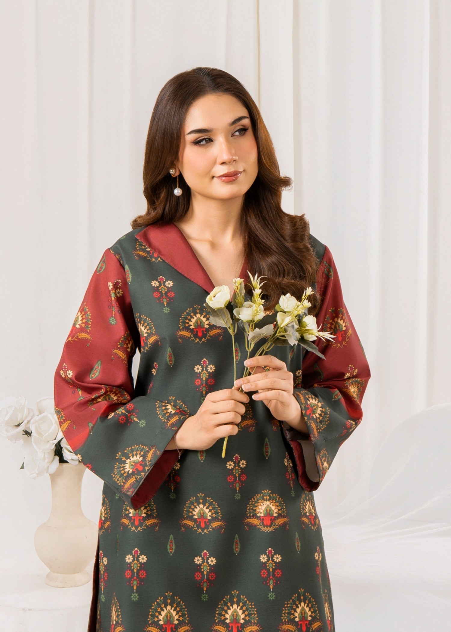 poly lawn Co Ord Sets in Hunter green