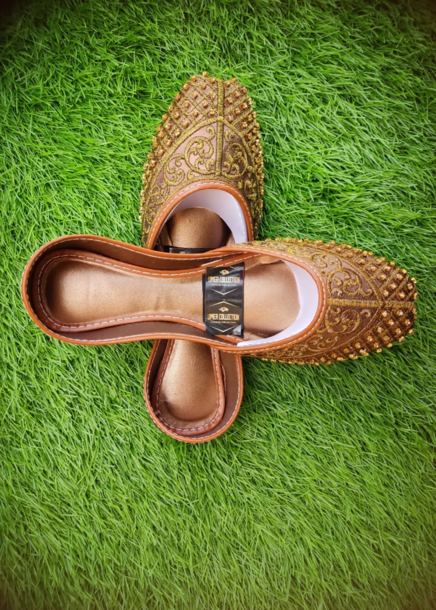 Khussa in Brown by - High Quality Women Khussa WRI1293
