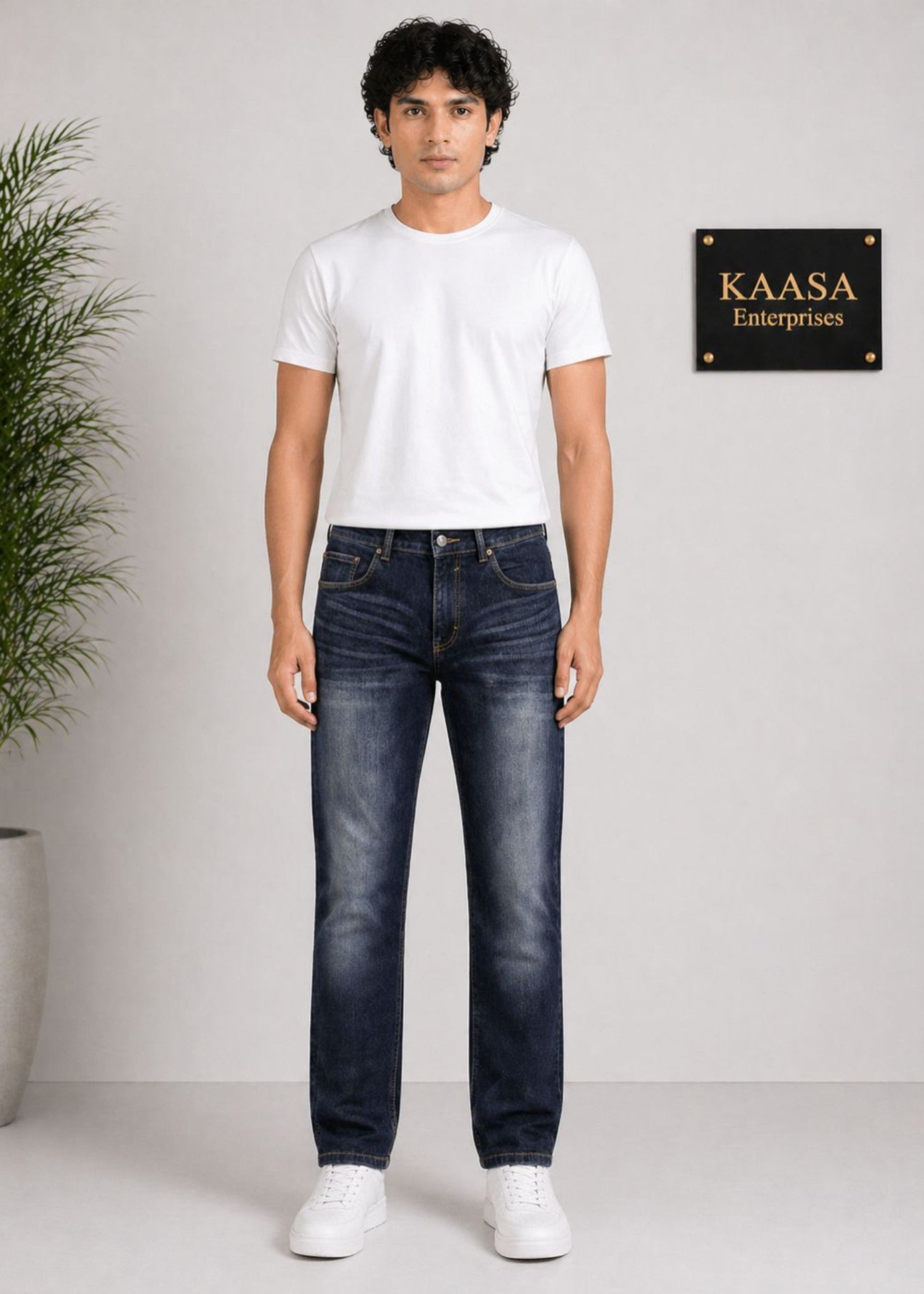 denim Jeans in Dark blue