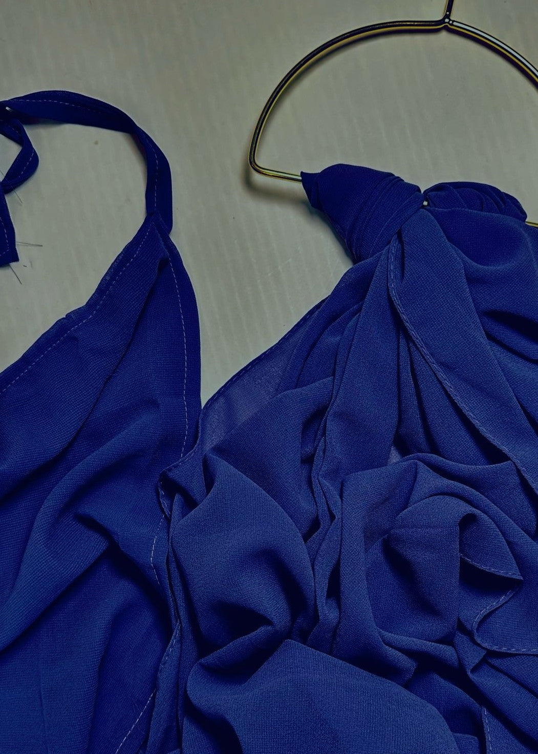 georgette Hijab in Royal blue