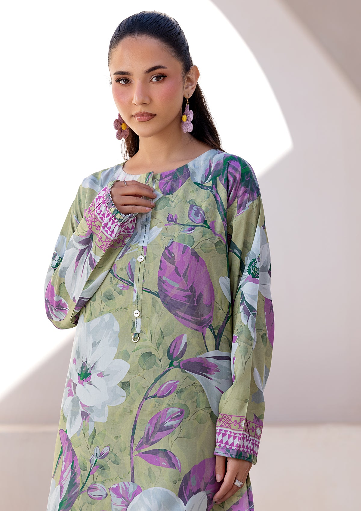 lawn Co Ord Sets in Pistachio green