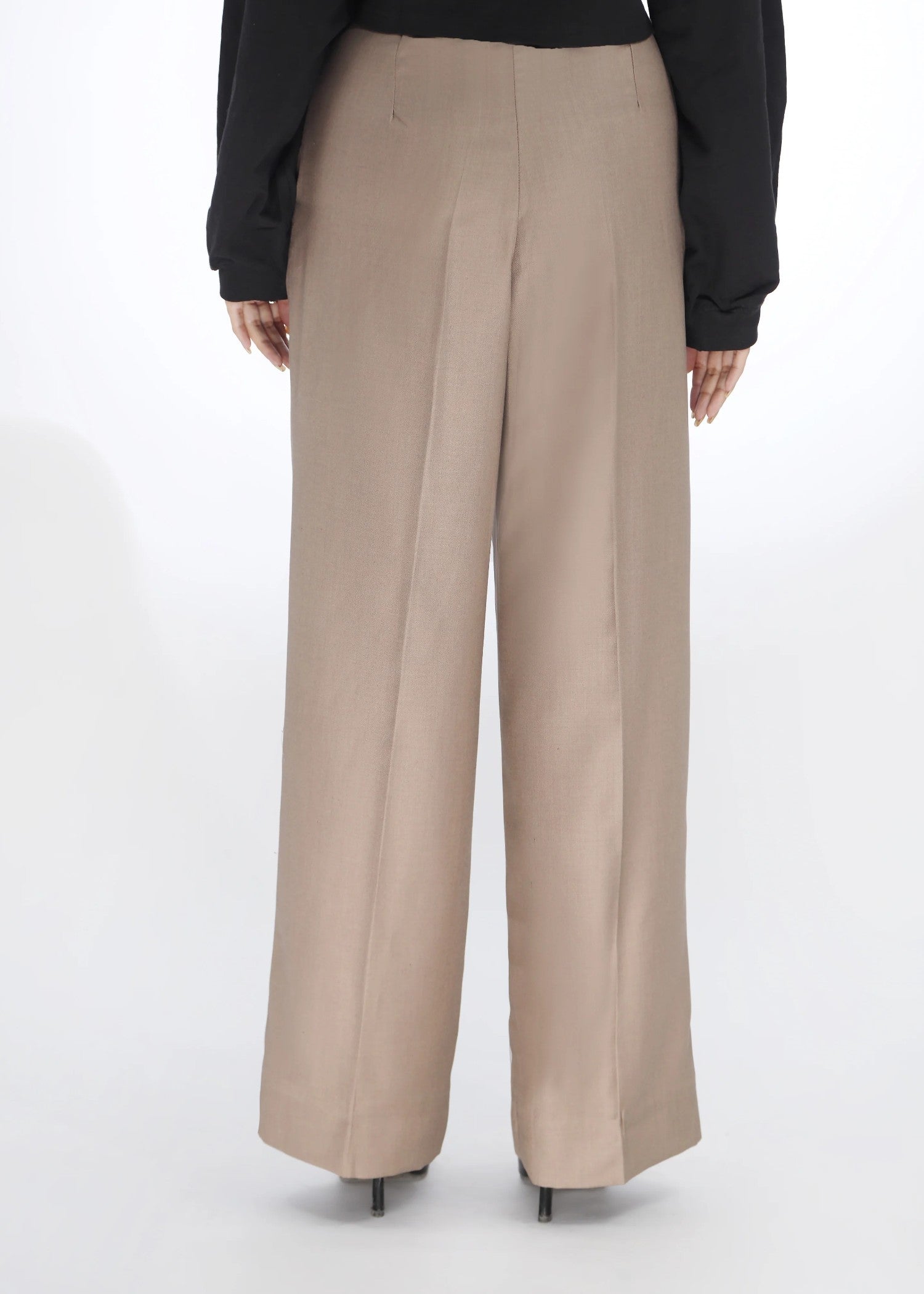 polycotton Pants in Beige