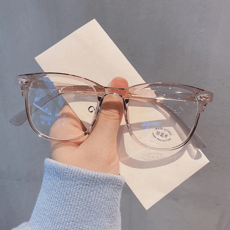 Women's Blue Light Blocking Flat Mirror Computer Glasses for Eye Protection
