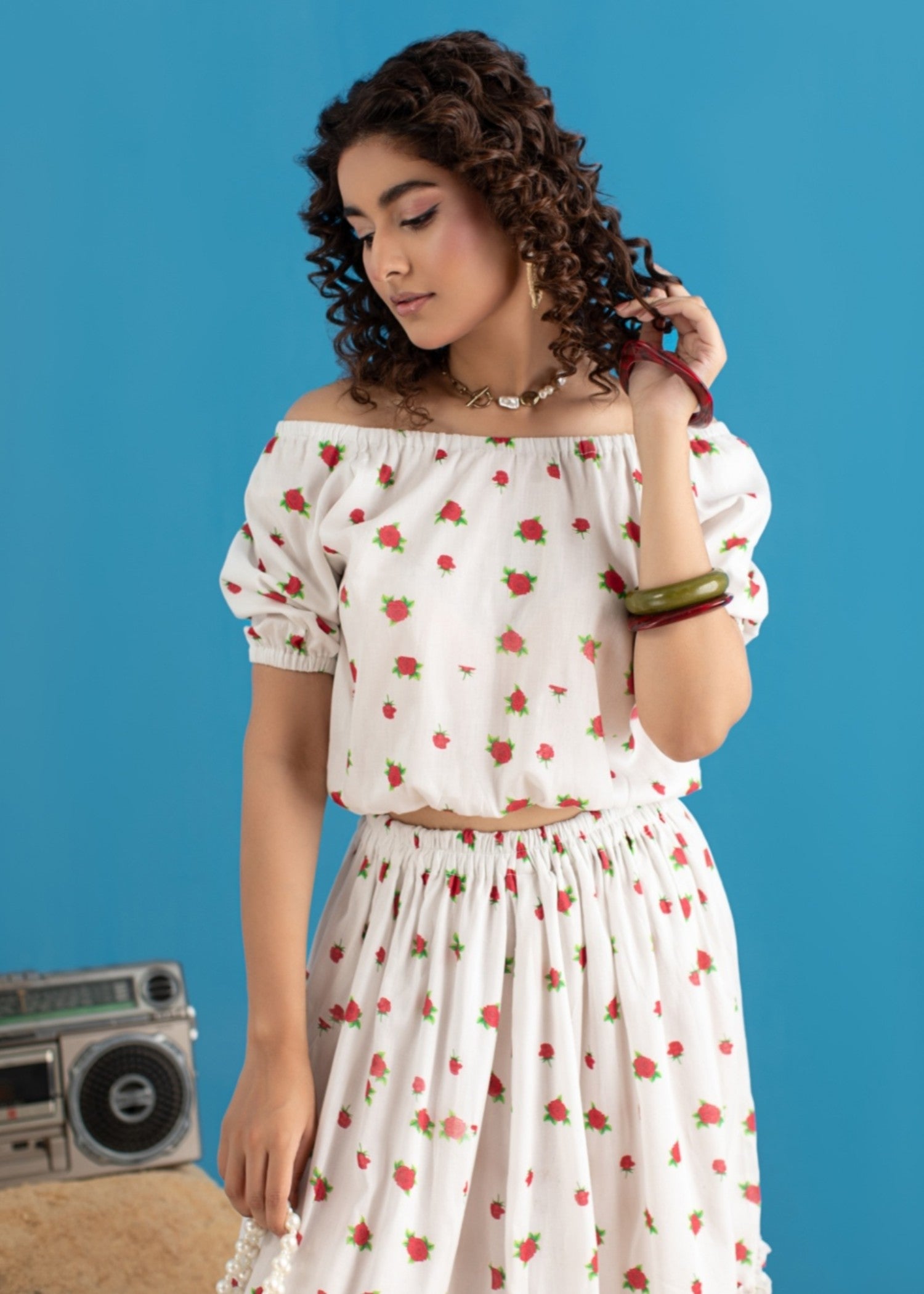 lawn Skirt in White