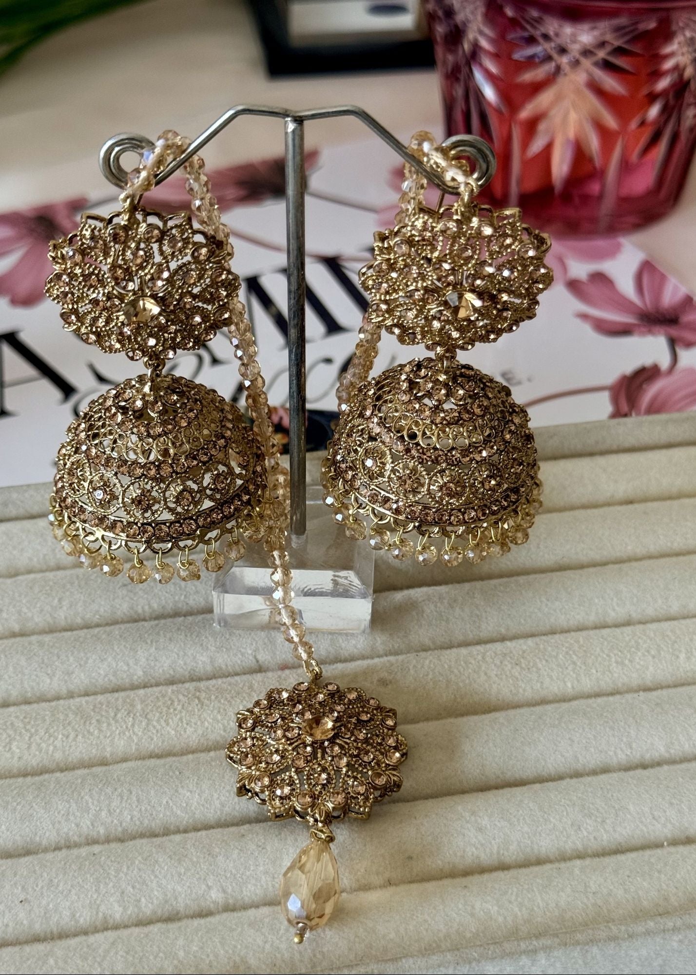Jewelry Set in Goldenrod Color by - Trendy Women Jewelry Set HFV8455