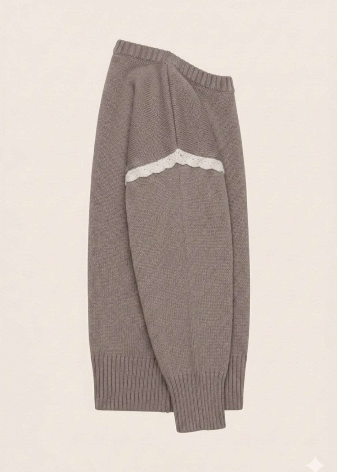 polycotton Sweater in Brown