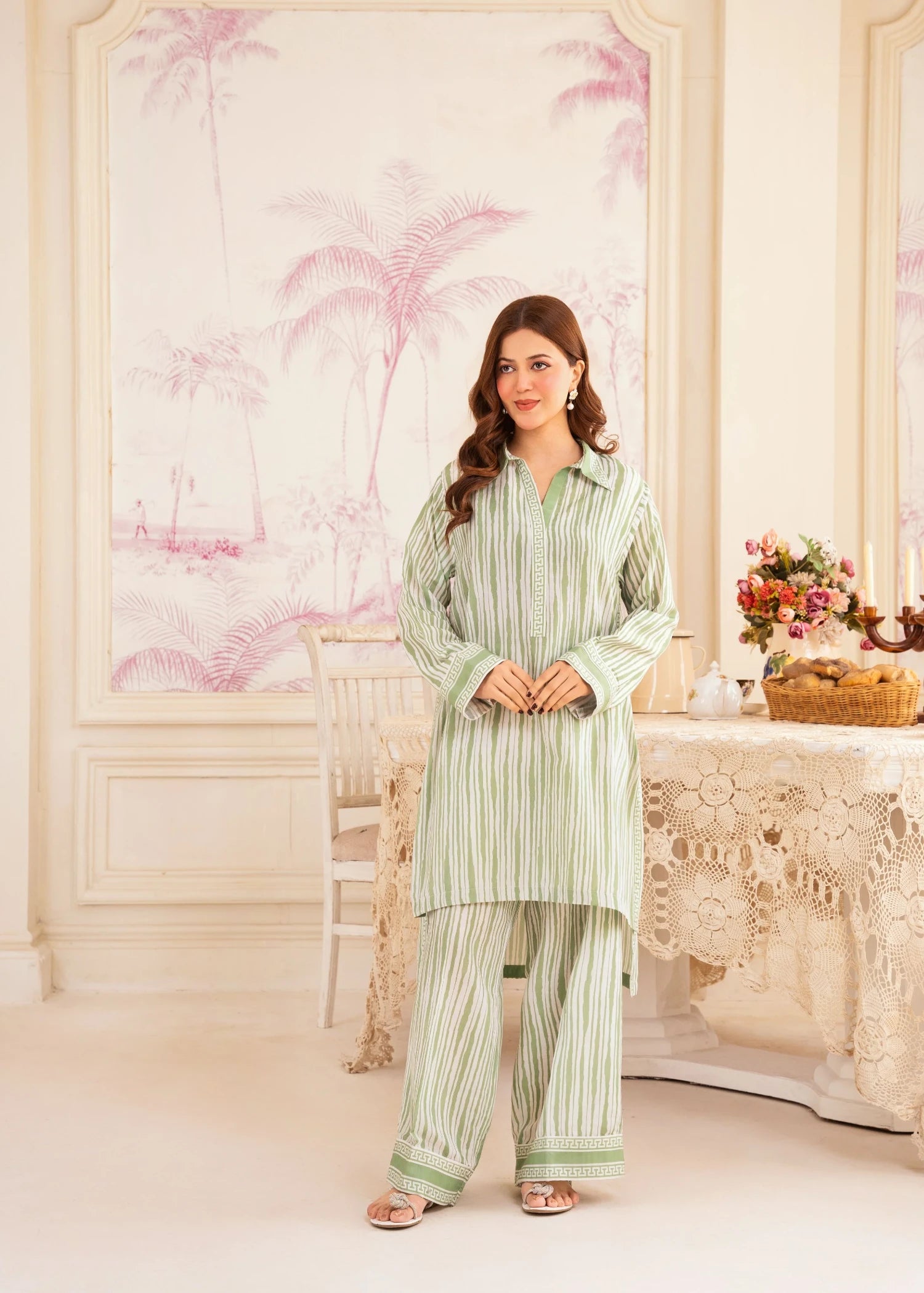 lawn Co Ord Sets in Green