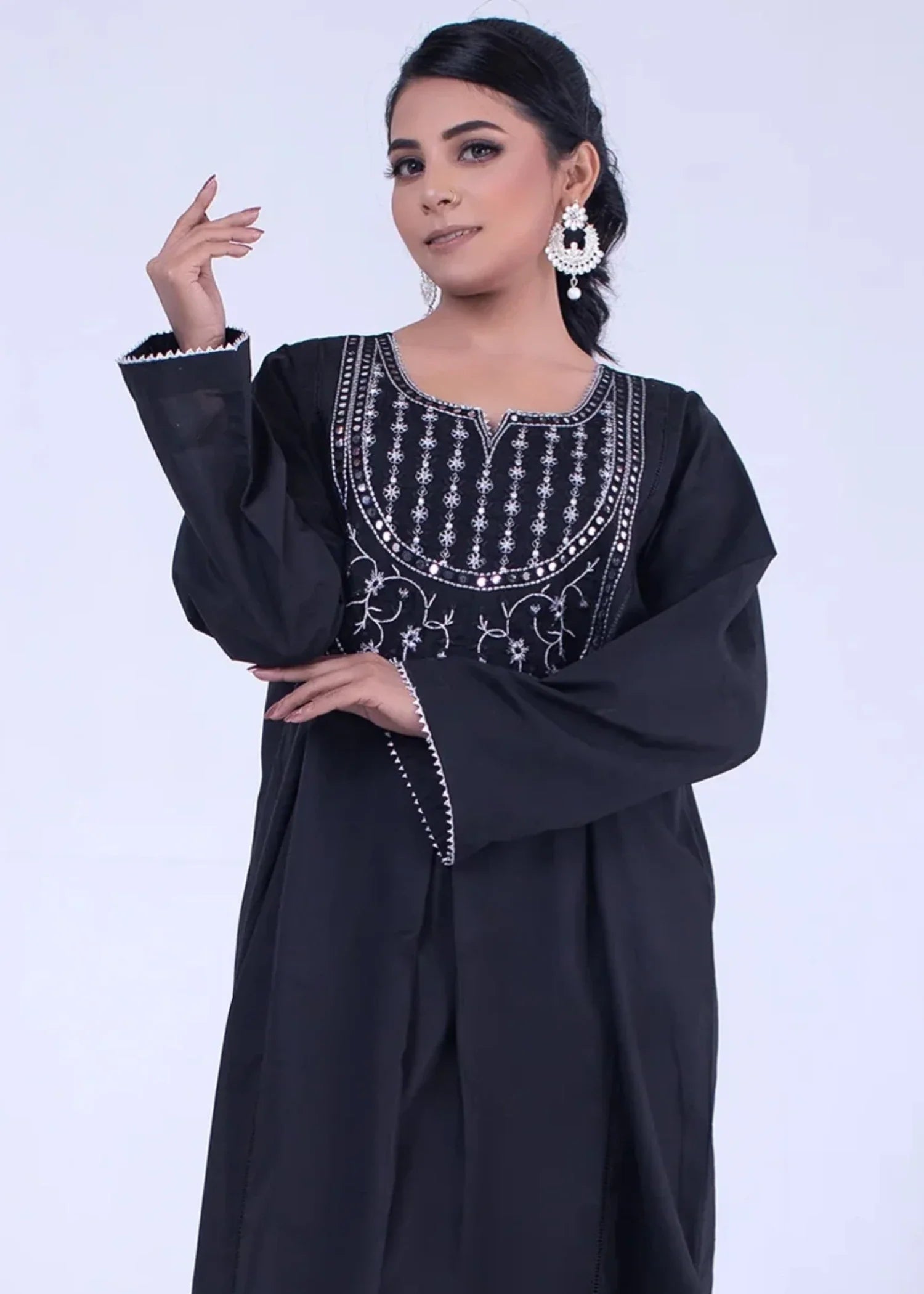 cotton Kurti in Black