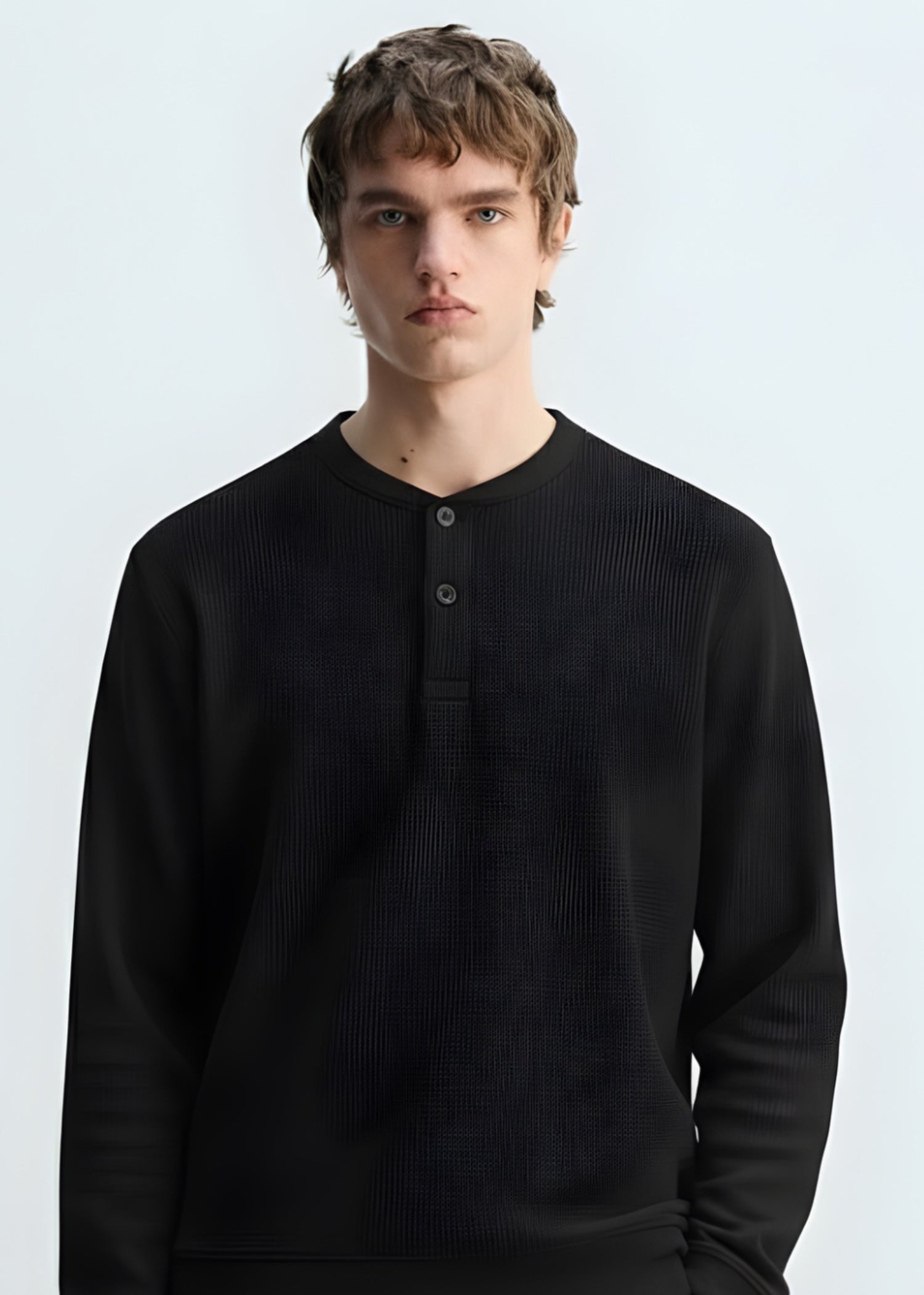 cotton jersey Sweatshirt in Black