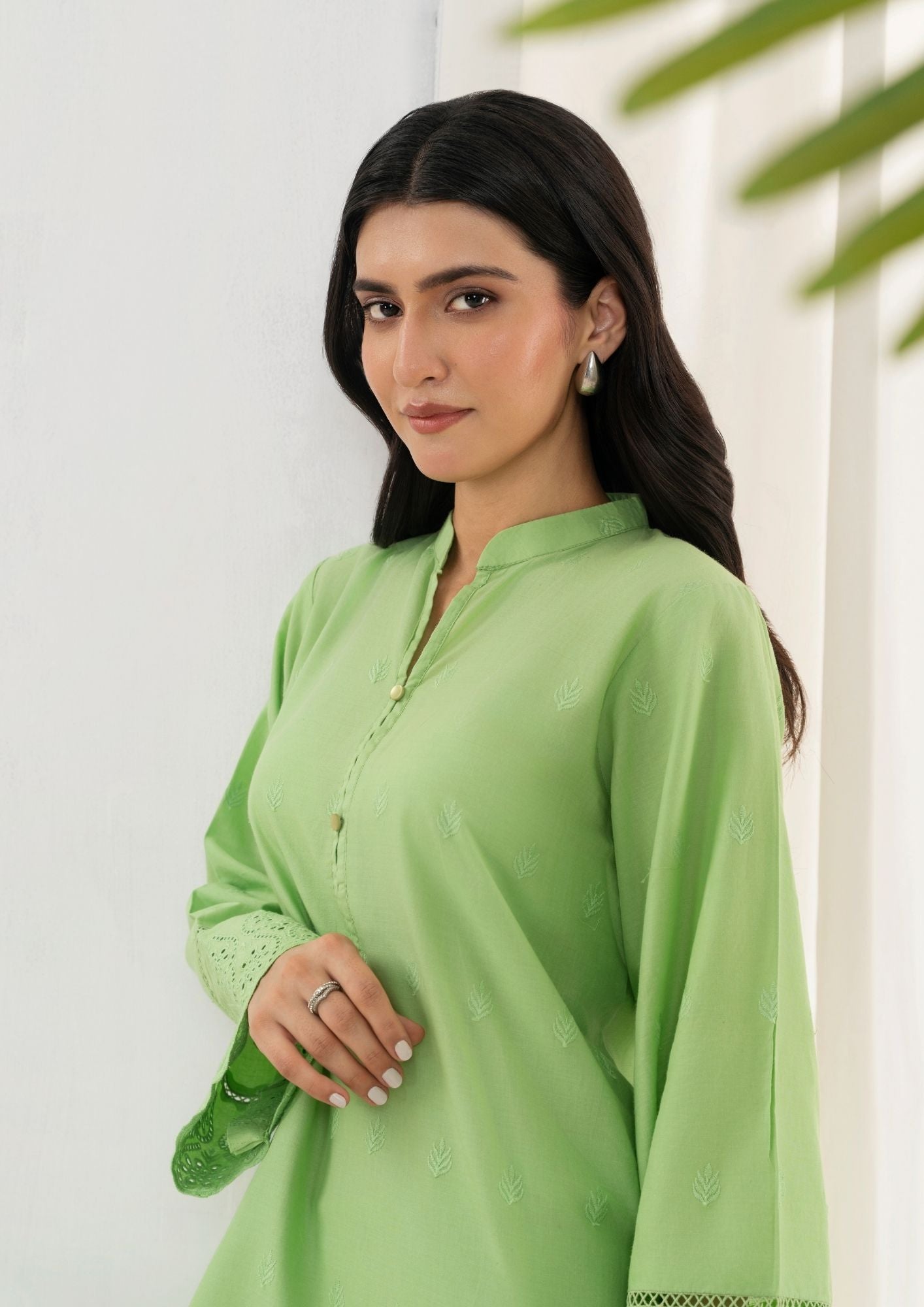 cotton Co Ord Sets in Pistachio green