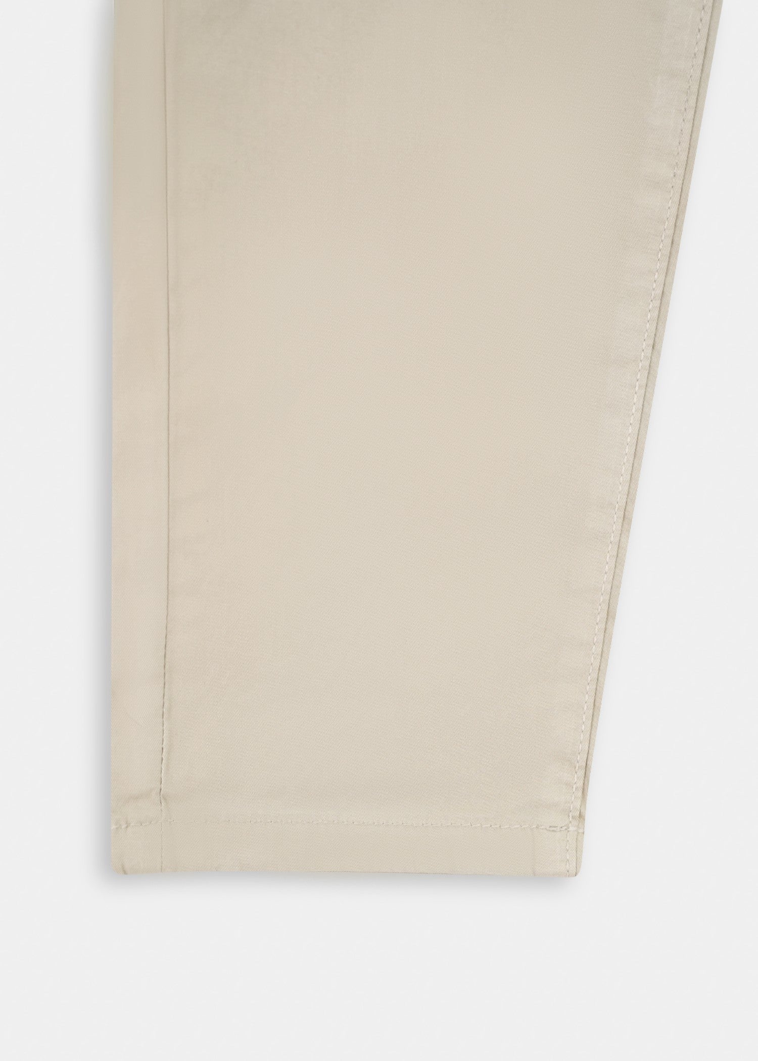 cotton satin Pants in Beige