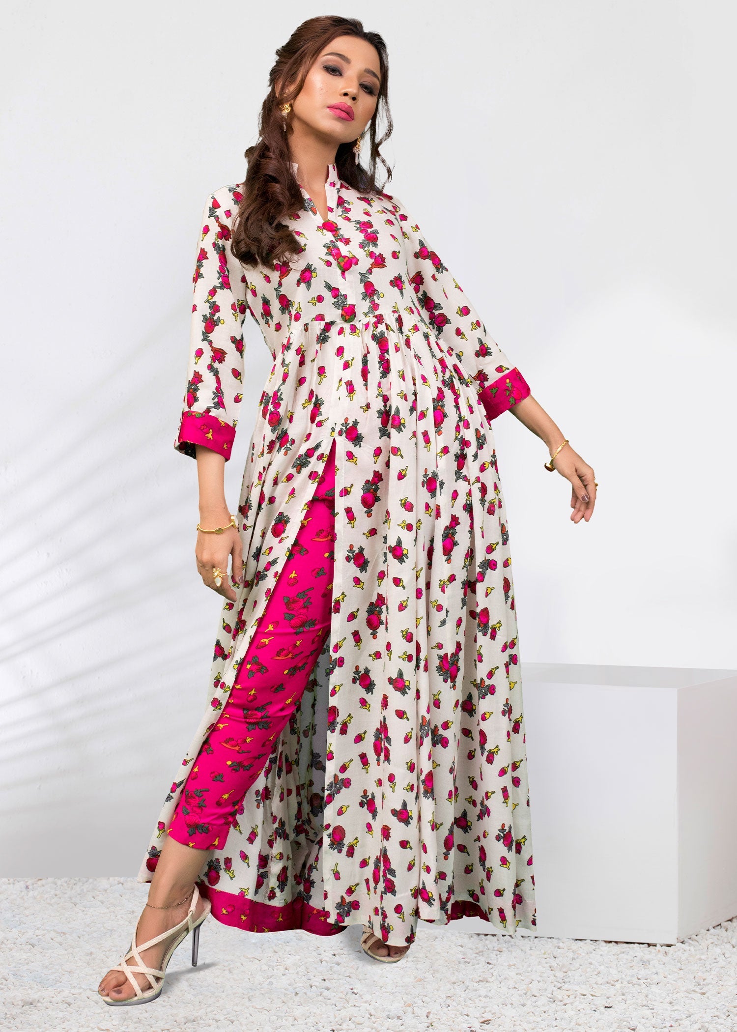 cotton Maxi in White