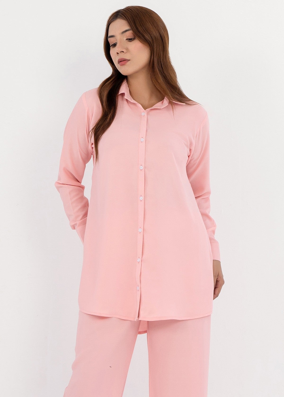 georgette Co Ord Sets in Pink