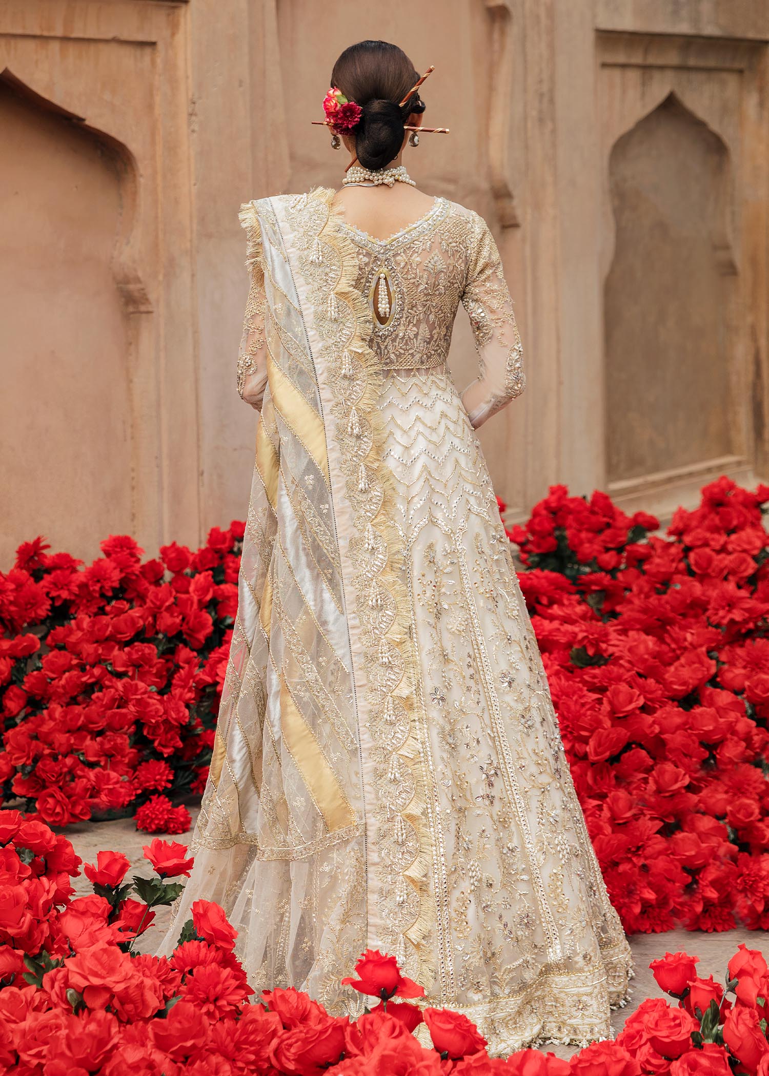 net Maxi in Off-white