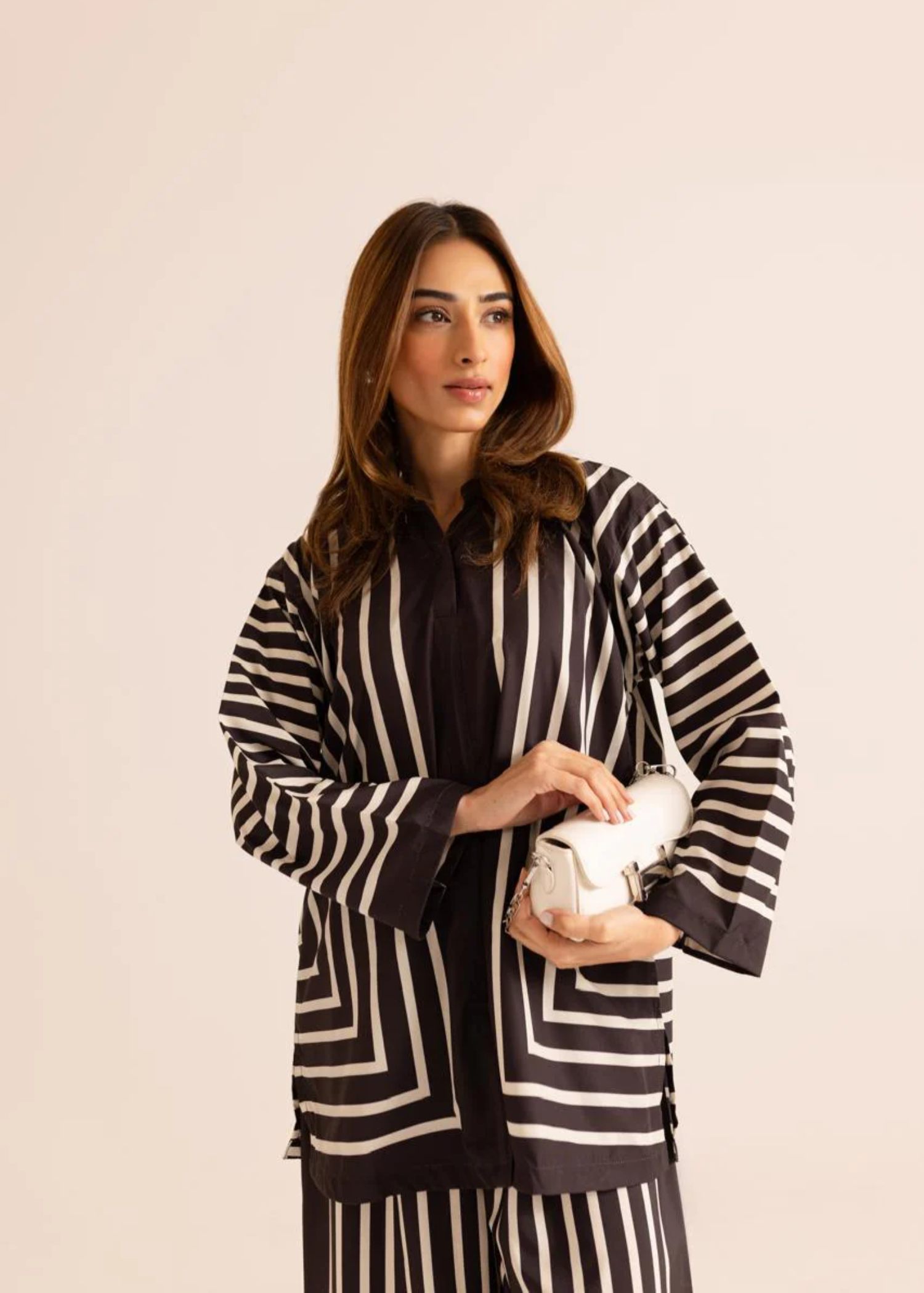 poly lawn Co Ord Sets in Black