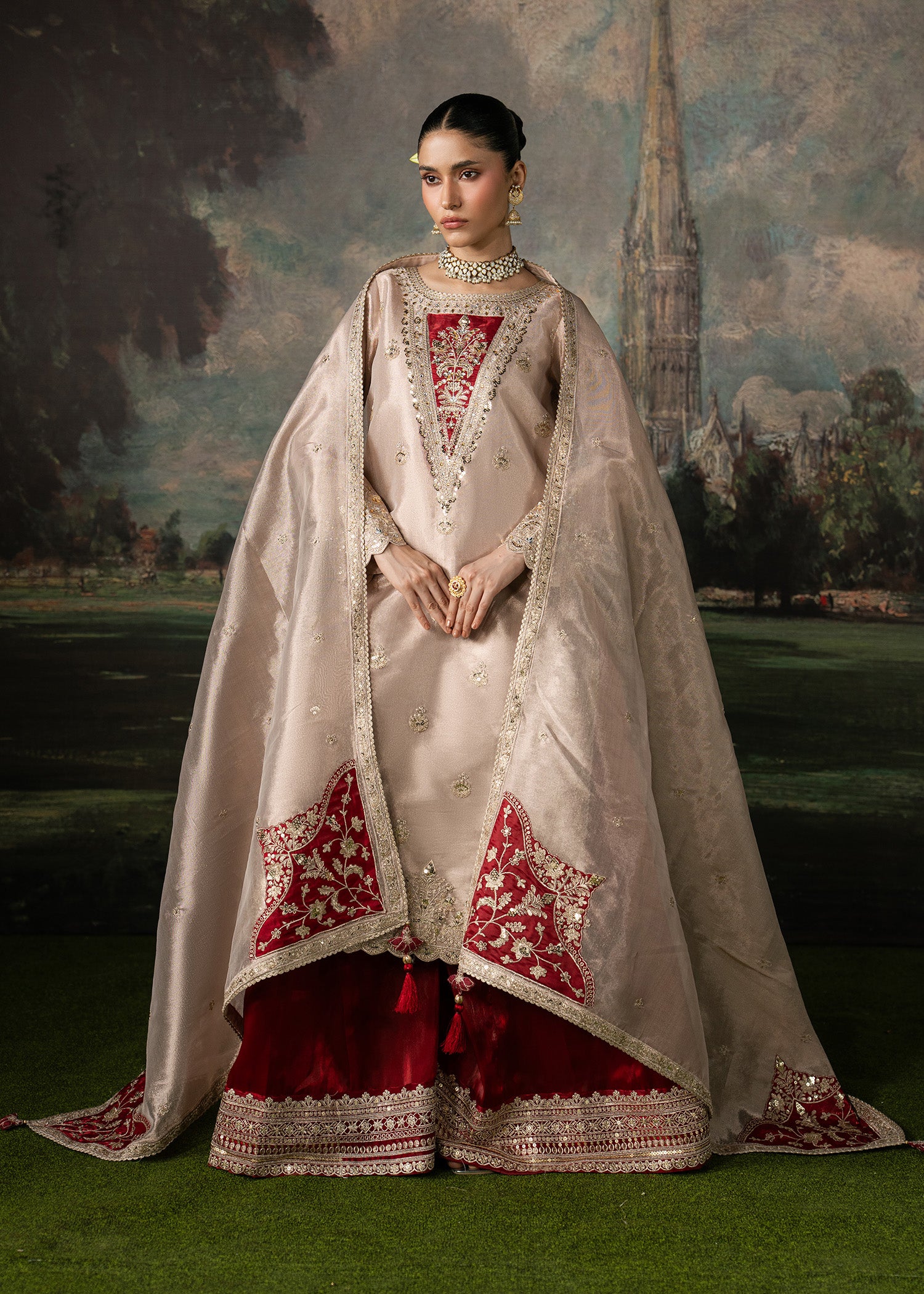 viscose Kurta Set in Multi