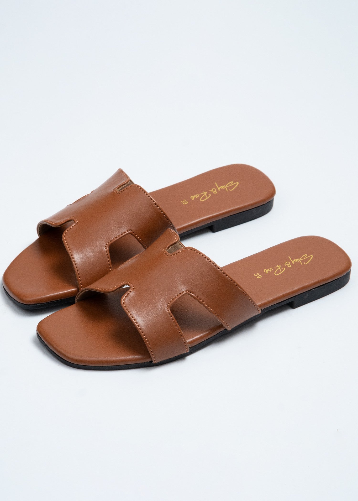 Slides in Hazelwood brown by - High Quality Women Slides XEV7181