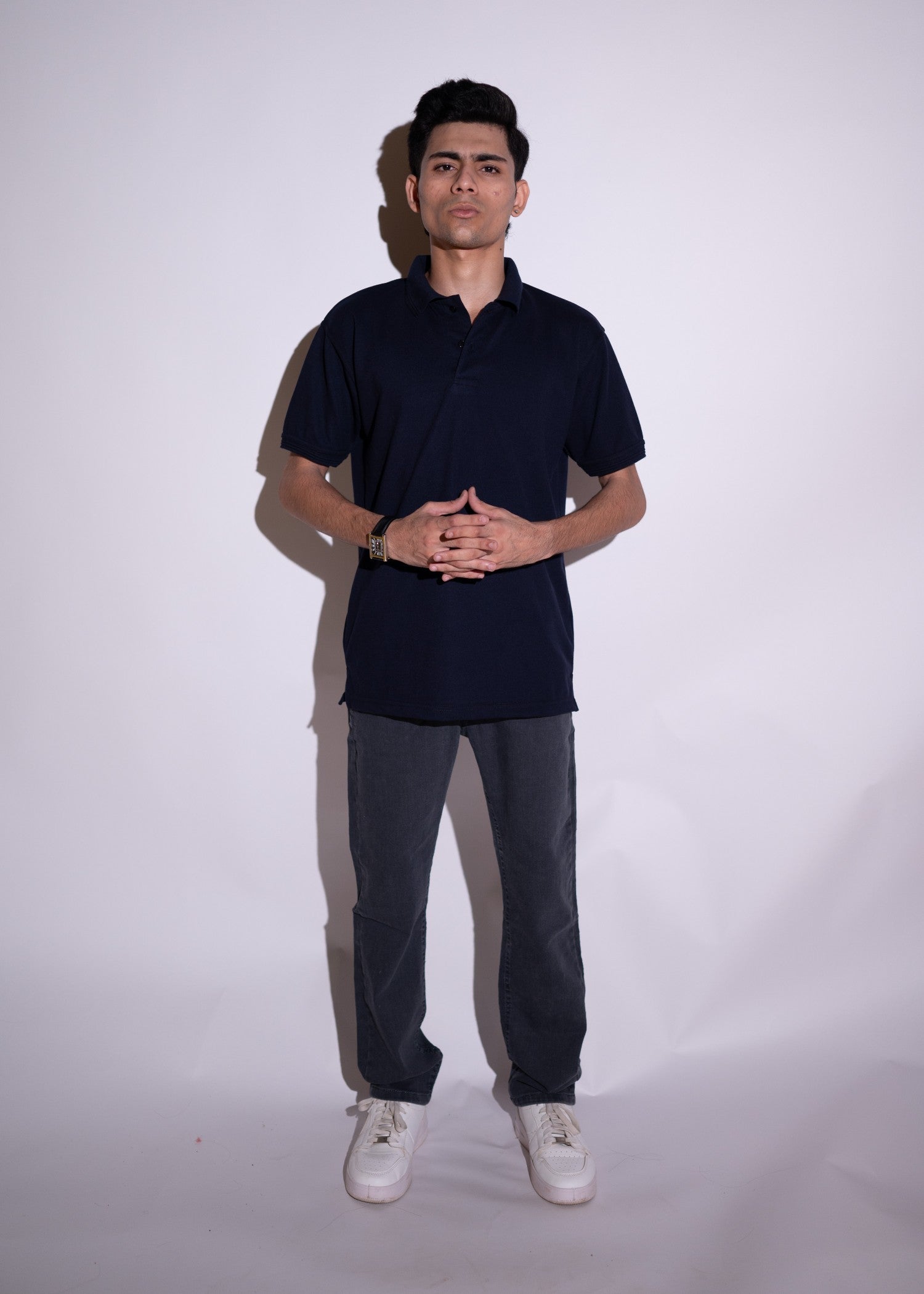 polycotton Jeans in Battleship grey