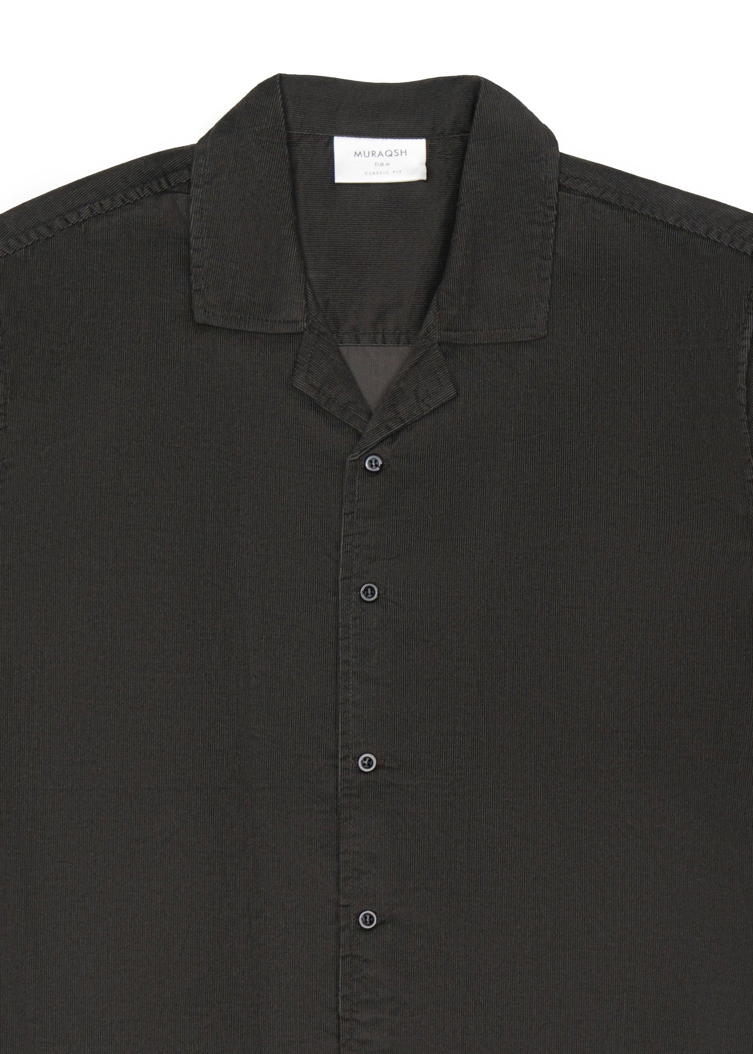 corduroy Casual Shirt in Charcoal