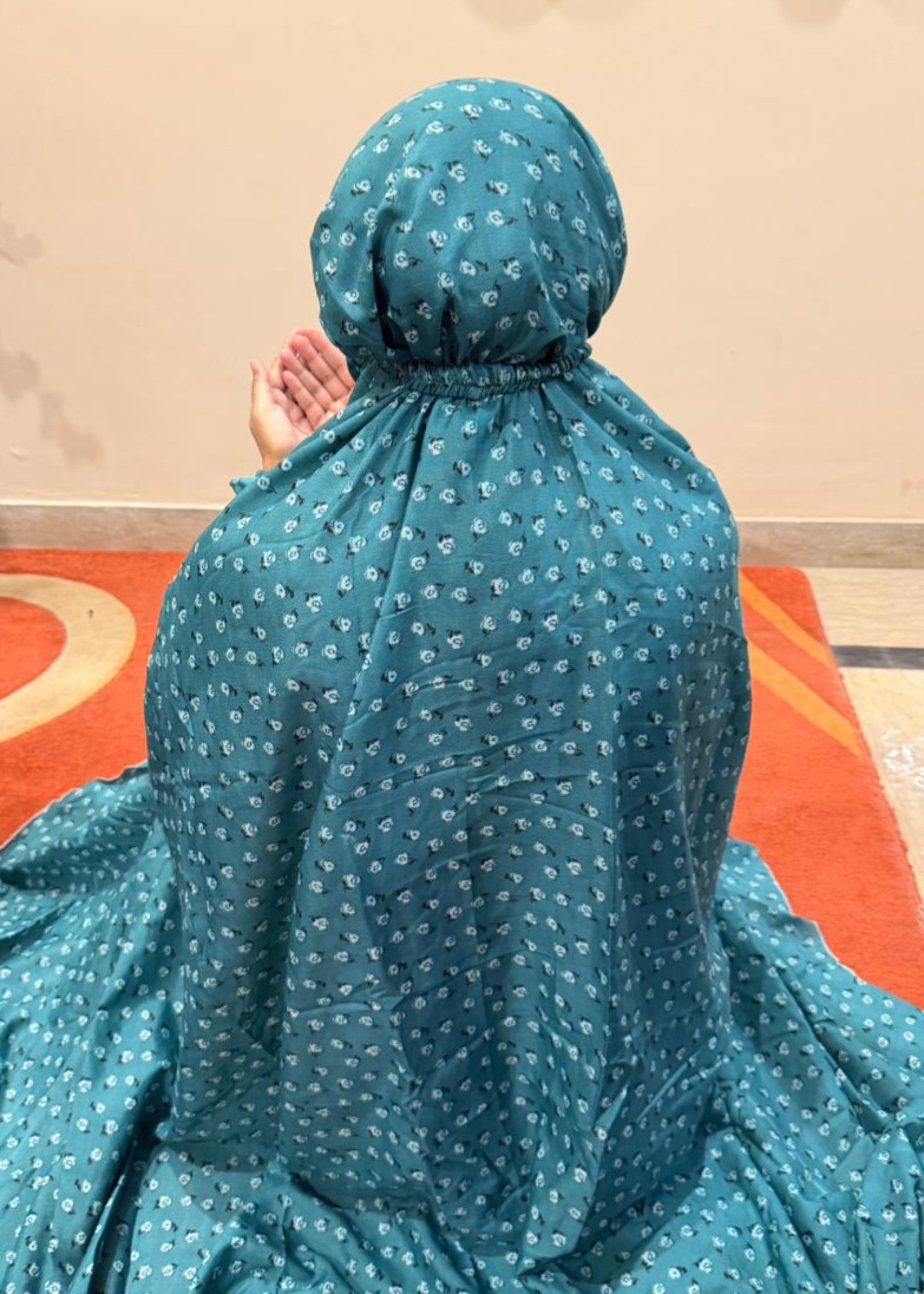 lawn Chaddar in Teal