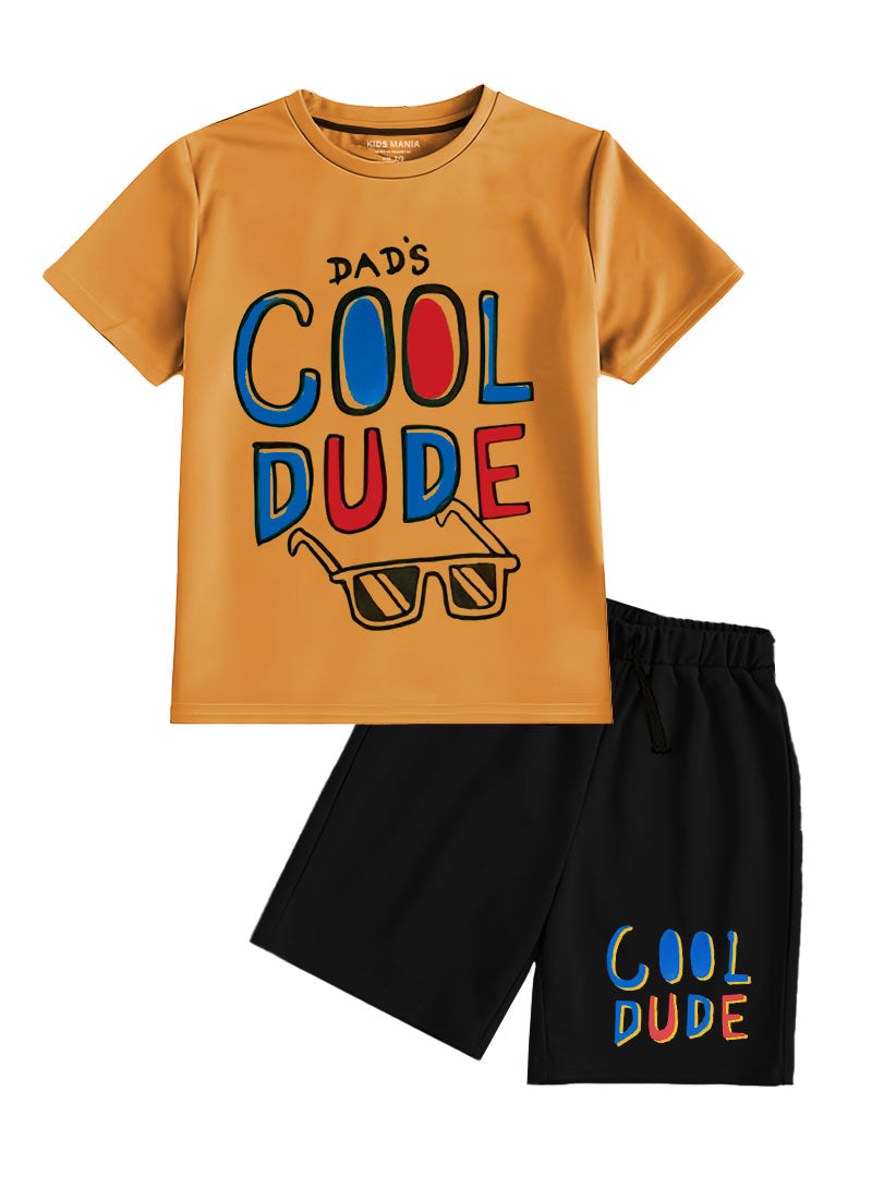 cotton Co ord Sets in Goldenrod, black