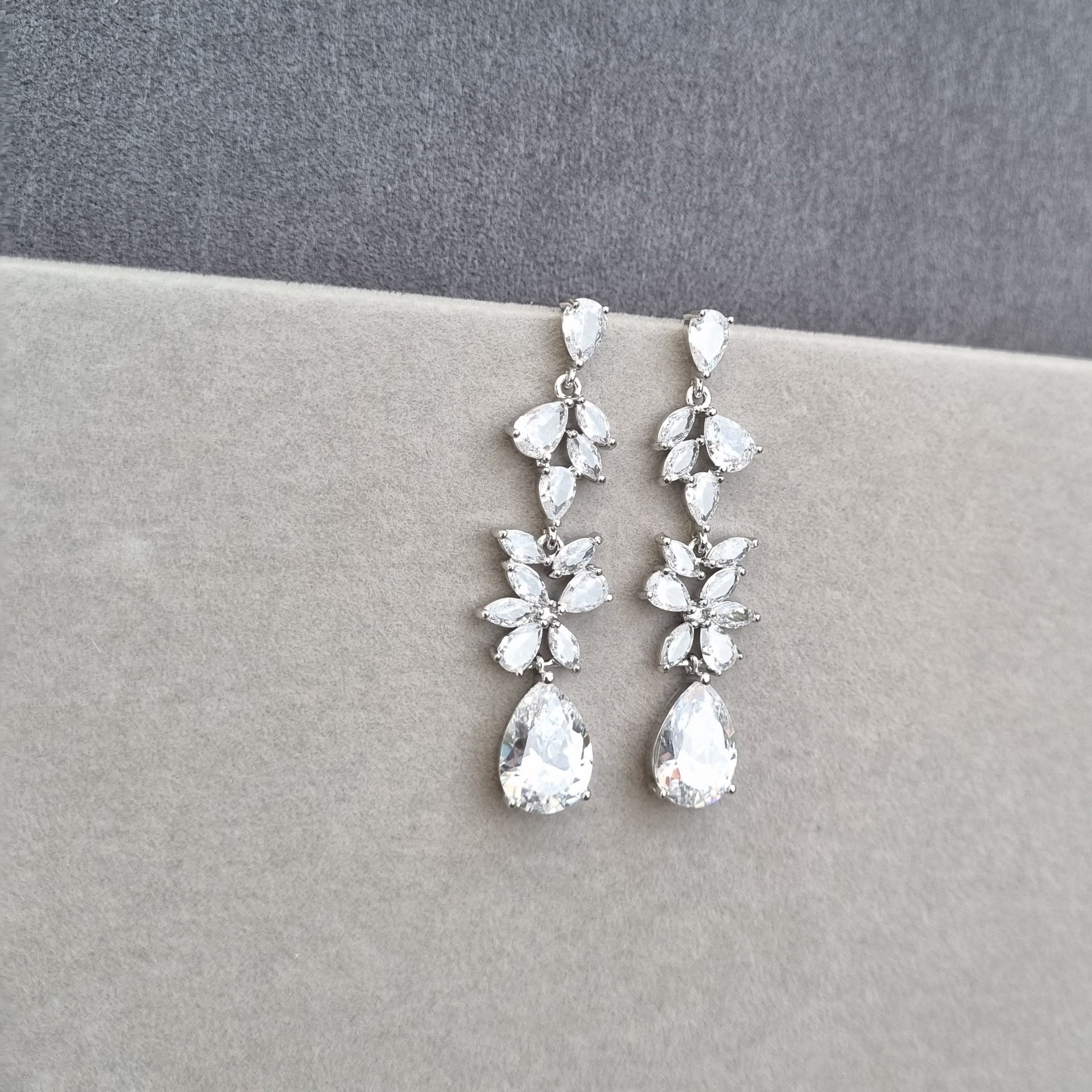 Earrings in Silver Color by - Trendy Women Earrings UFZ4803