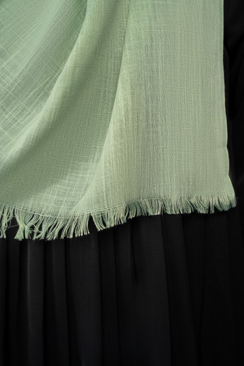 lawn Hijab in Pistachio green